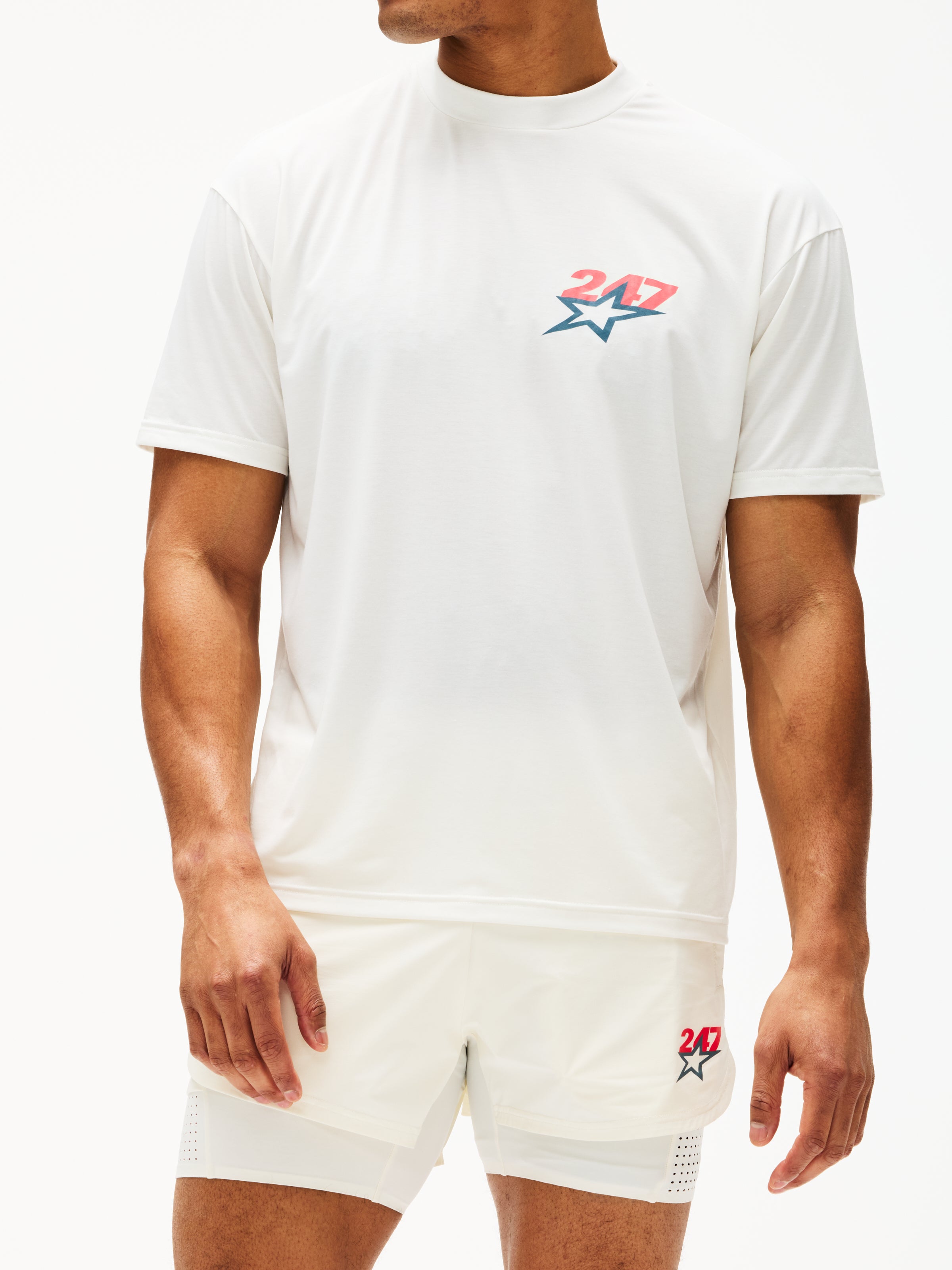 Represent Team 247 Star Print Oversized Tshirt