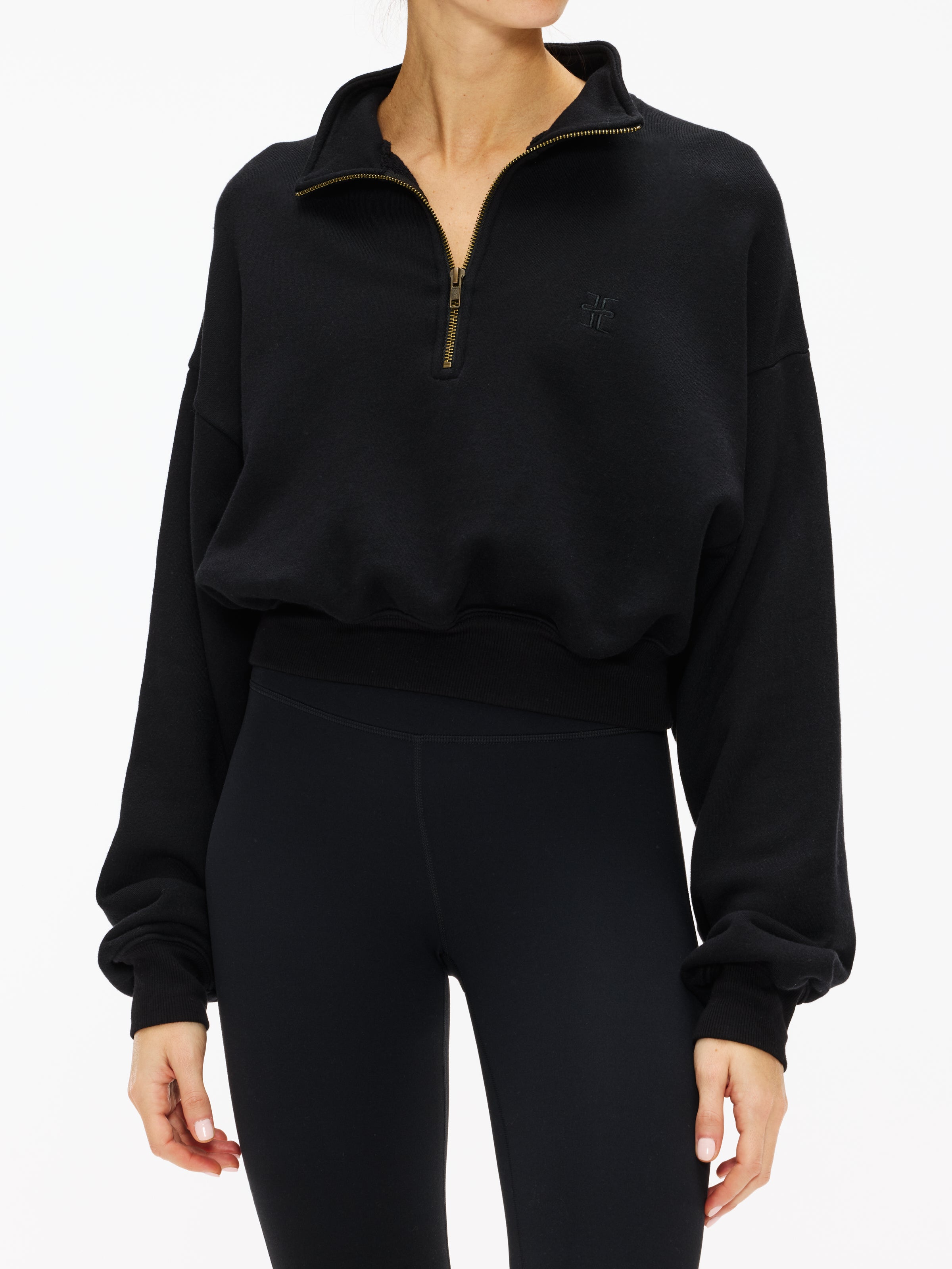 Eterne Cropped Half-Zip Sweatshirt – The Shop at Equinox