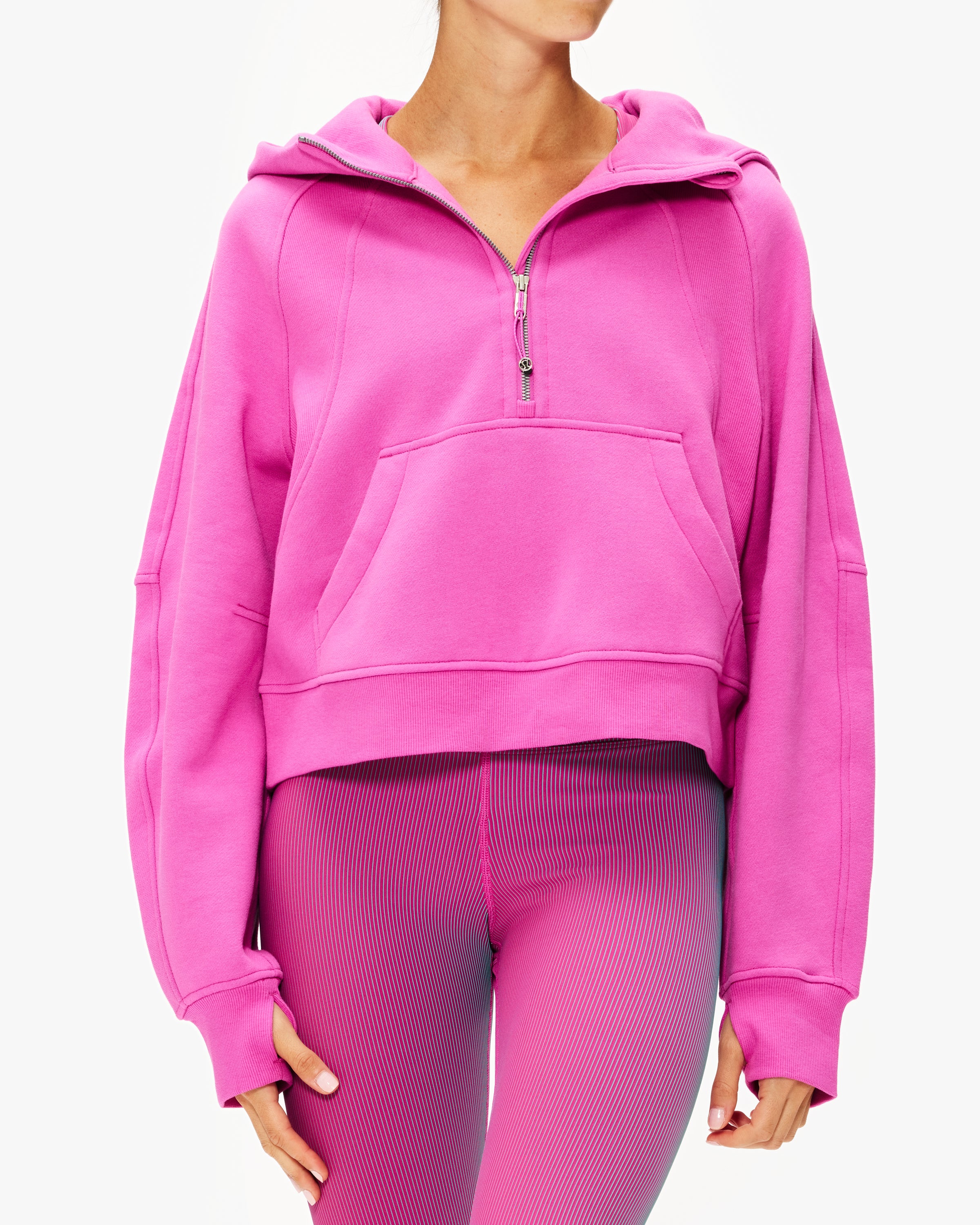 Lululemon pink zip up hotsell