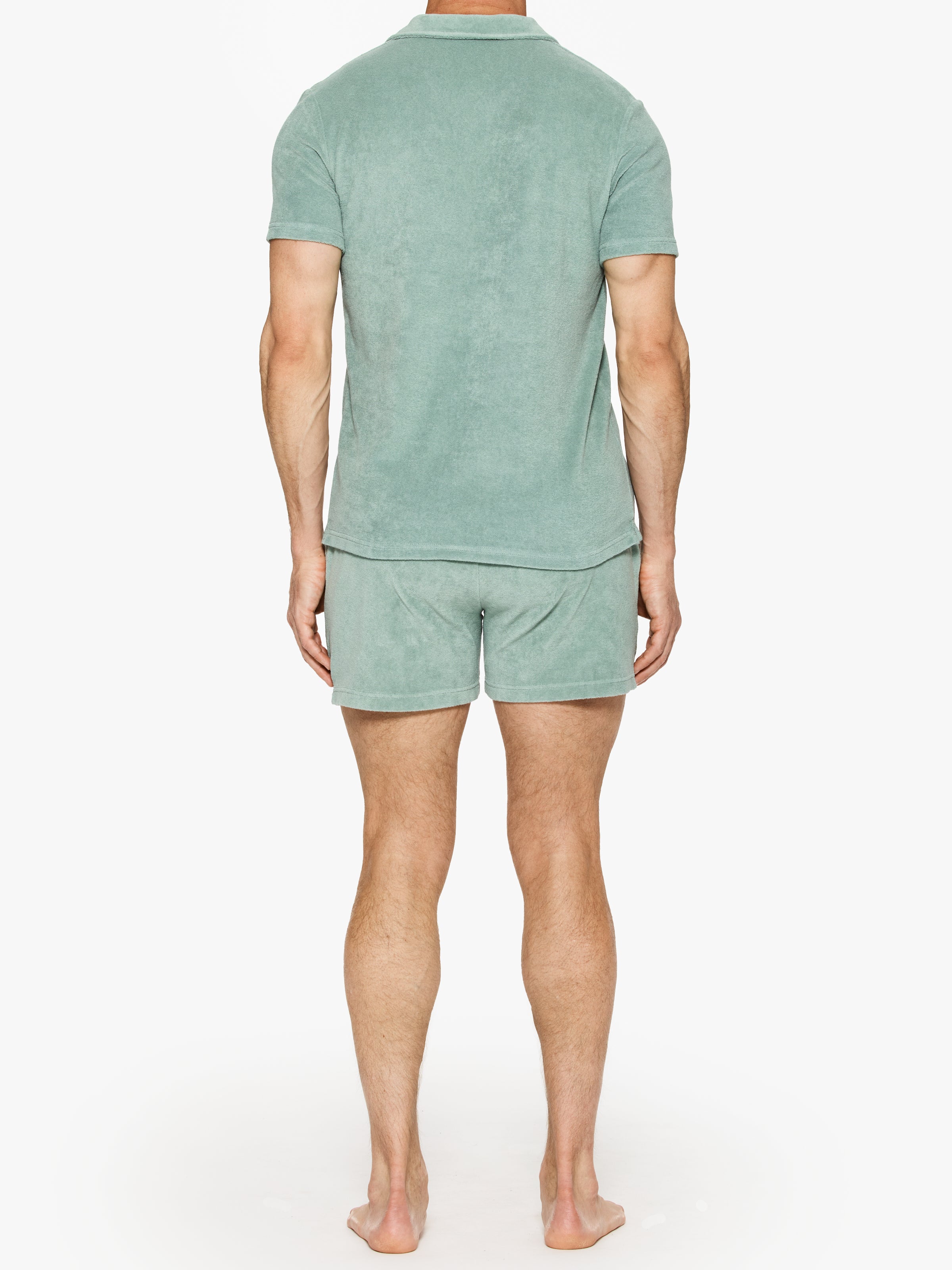 Ron Dorff Cotton Terry V Neck Polo