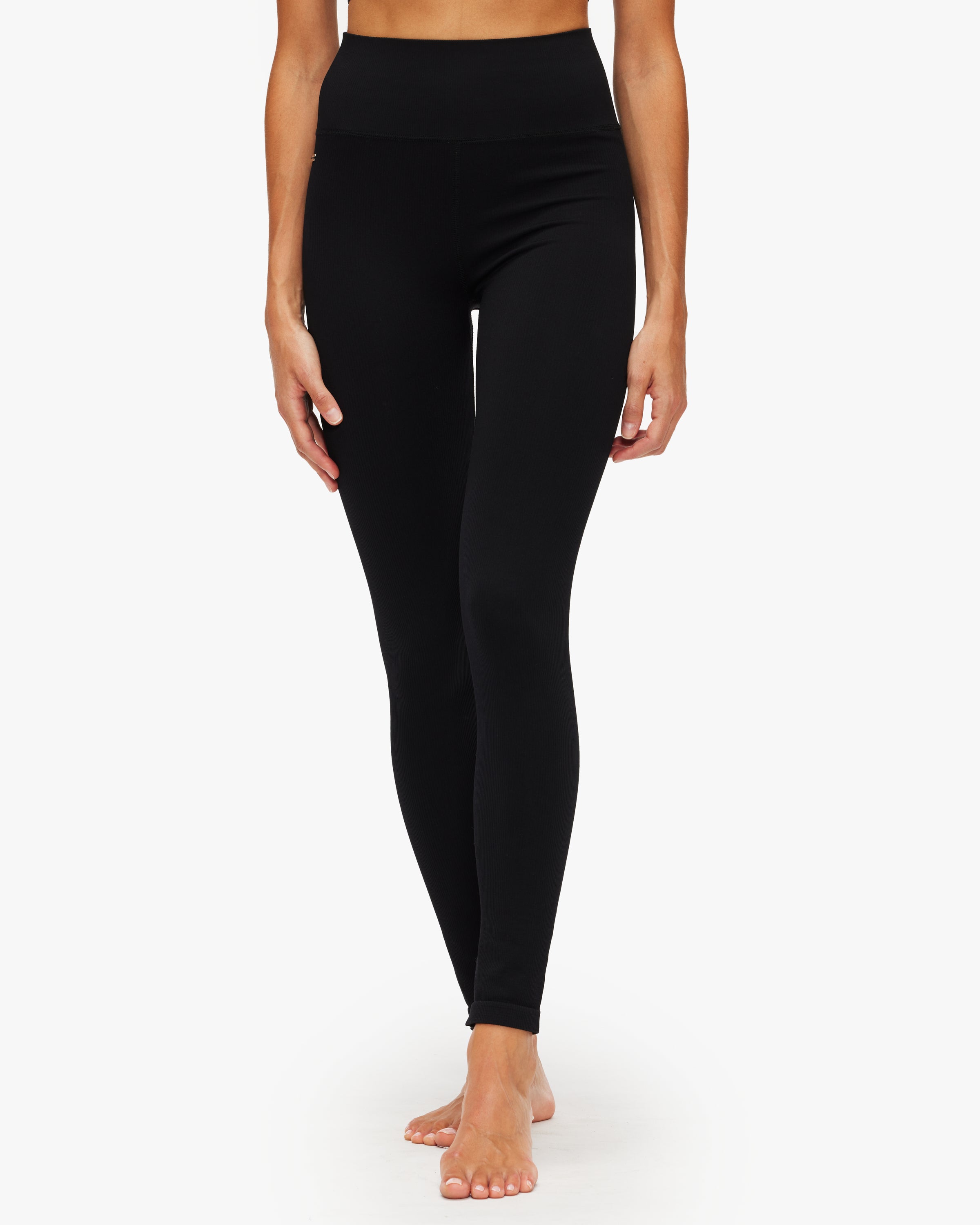 LUNA SCULPT seamless high-waisted rib legging - Fossil