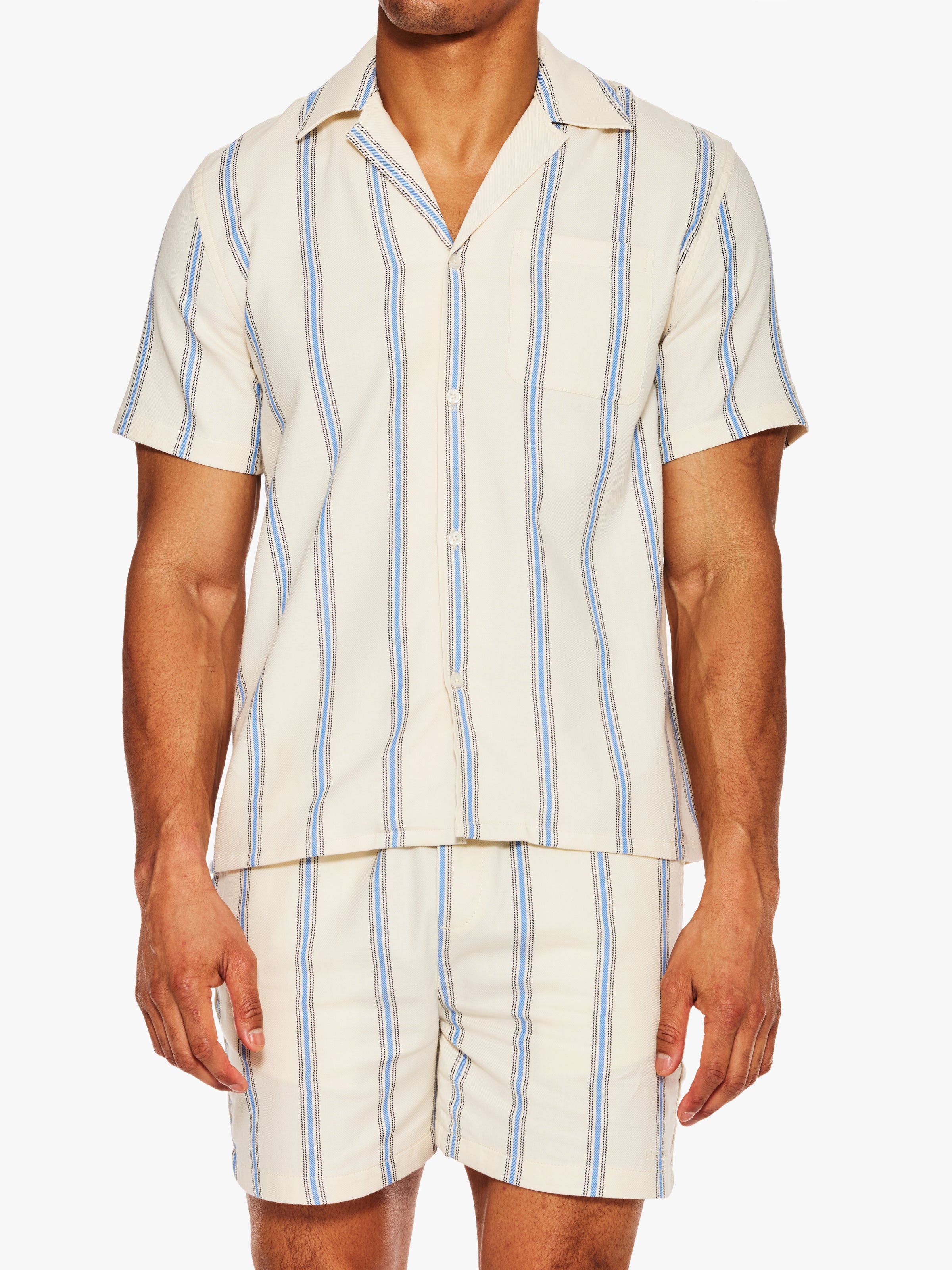 Les Deux Lawson Stripe Short Sleeve Shirt – The Shop at Equinox