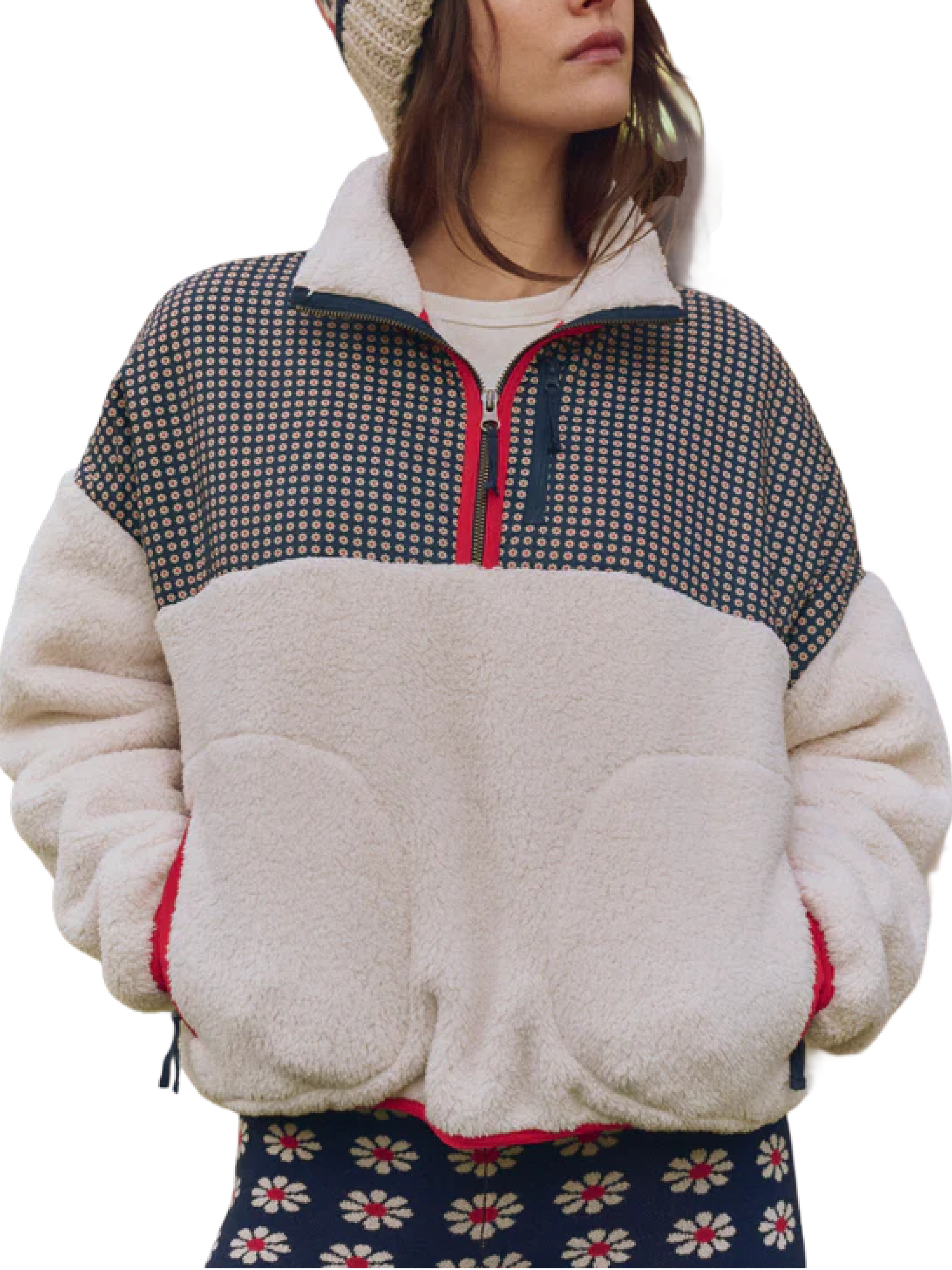 ハム The Great The Print-Mix Plush Terrain Half Zip – The Shop at Equinox