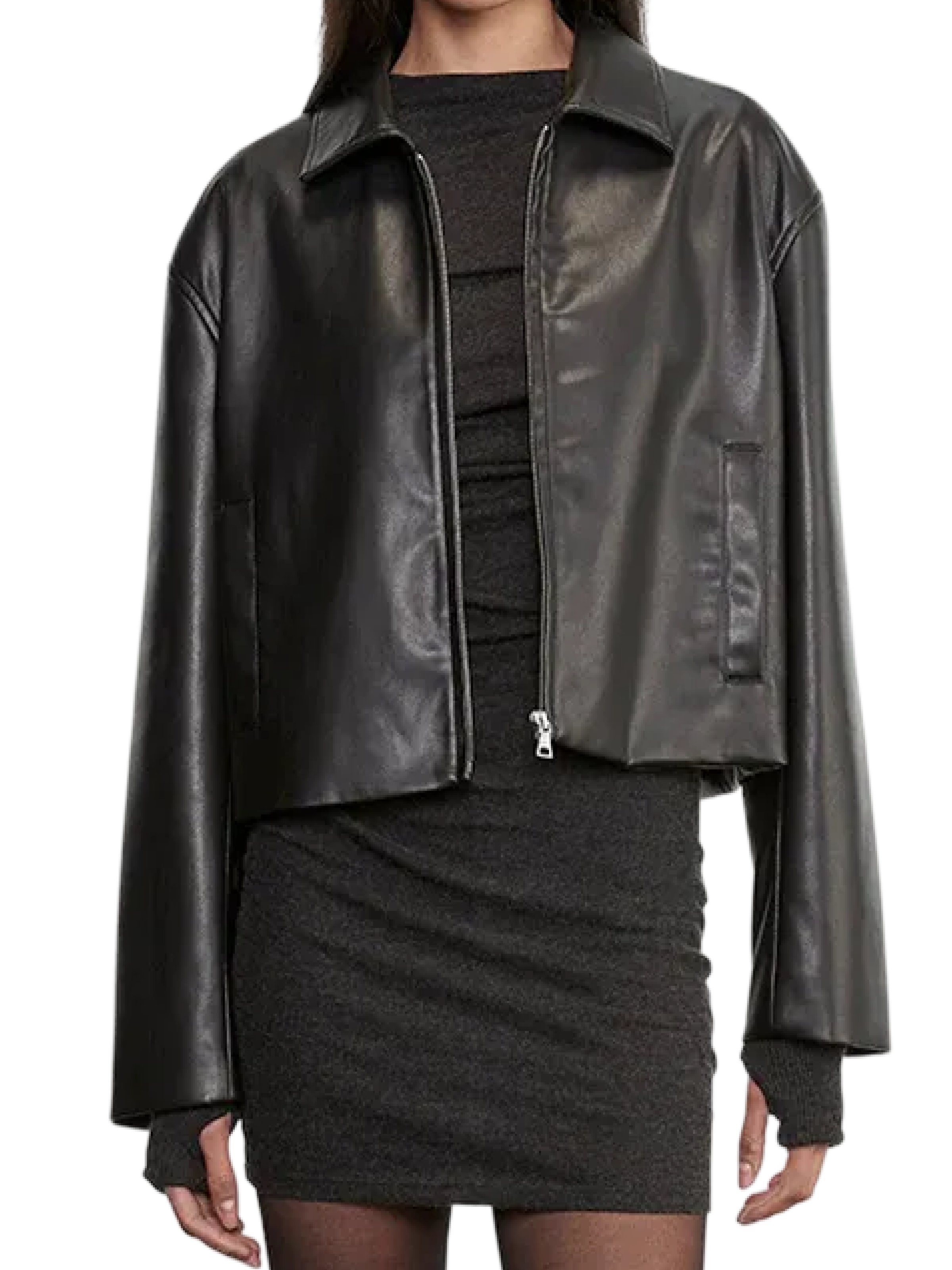 Enza Costa Leather Minimal Jacket – The Shop at Equinox