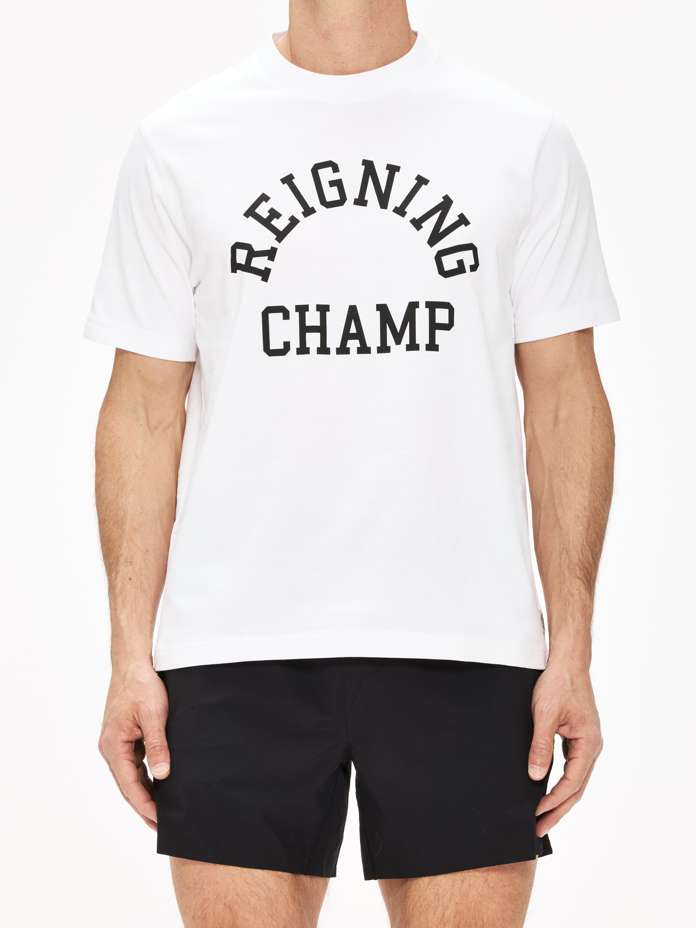 Reigning Champ Midweight Jersey Arch Logo T-Shirt