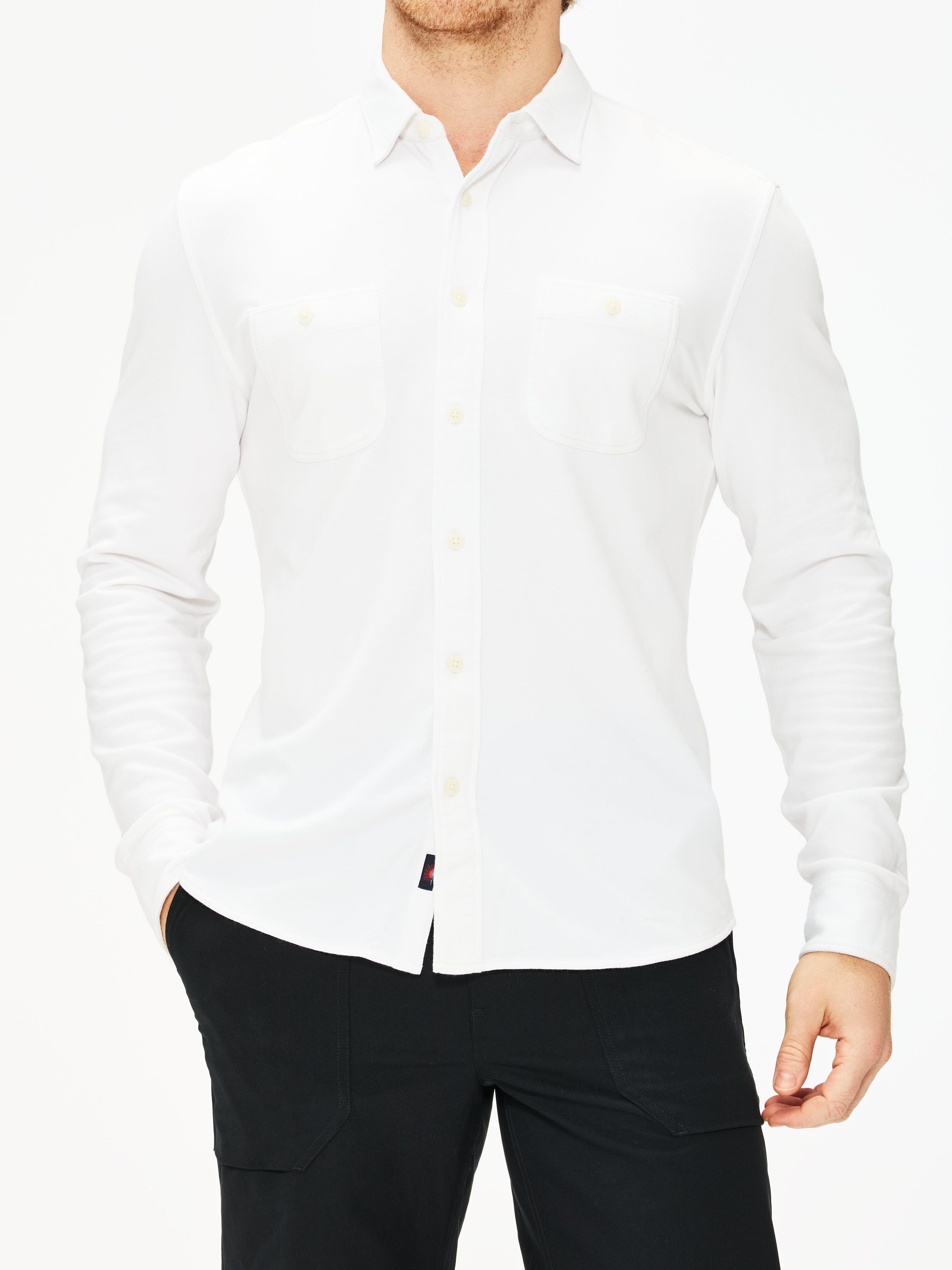 Faherty Field Knit Utility Shirt