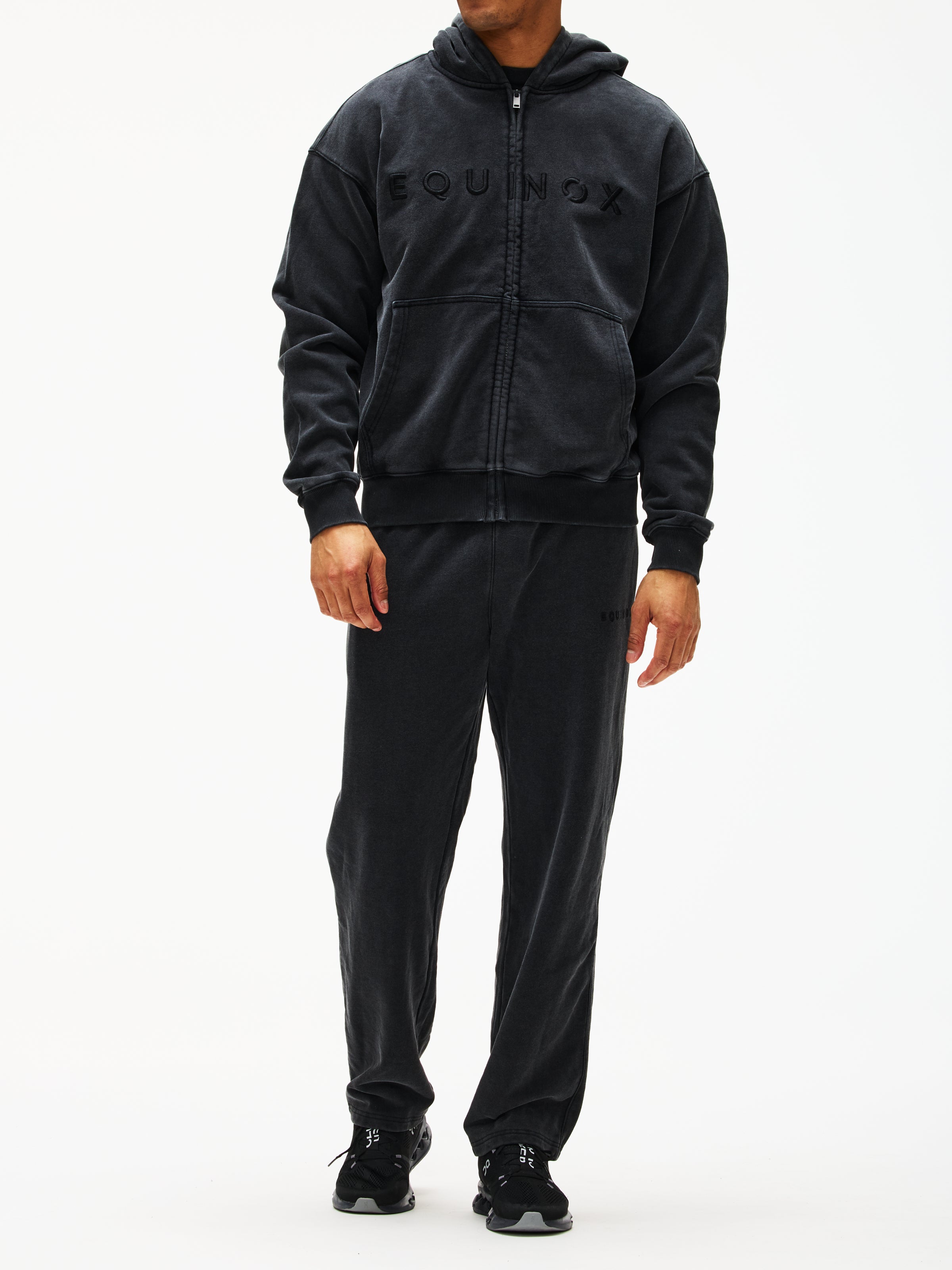 Equinox Bold Acid Washed Straight Leg Sweat Pant