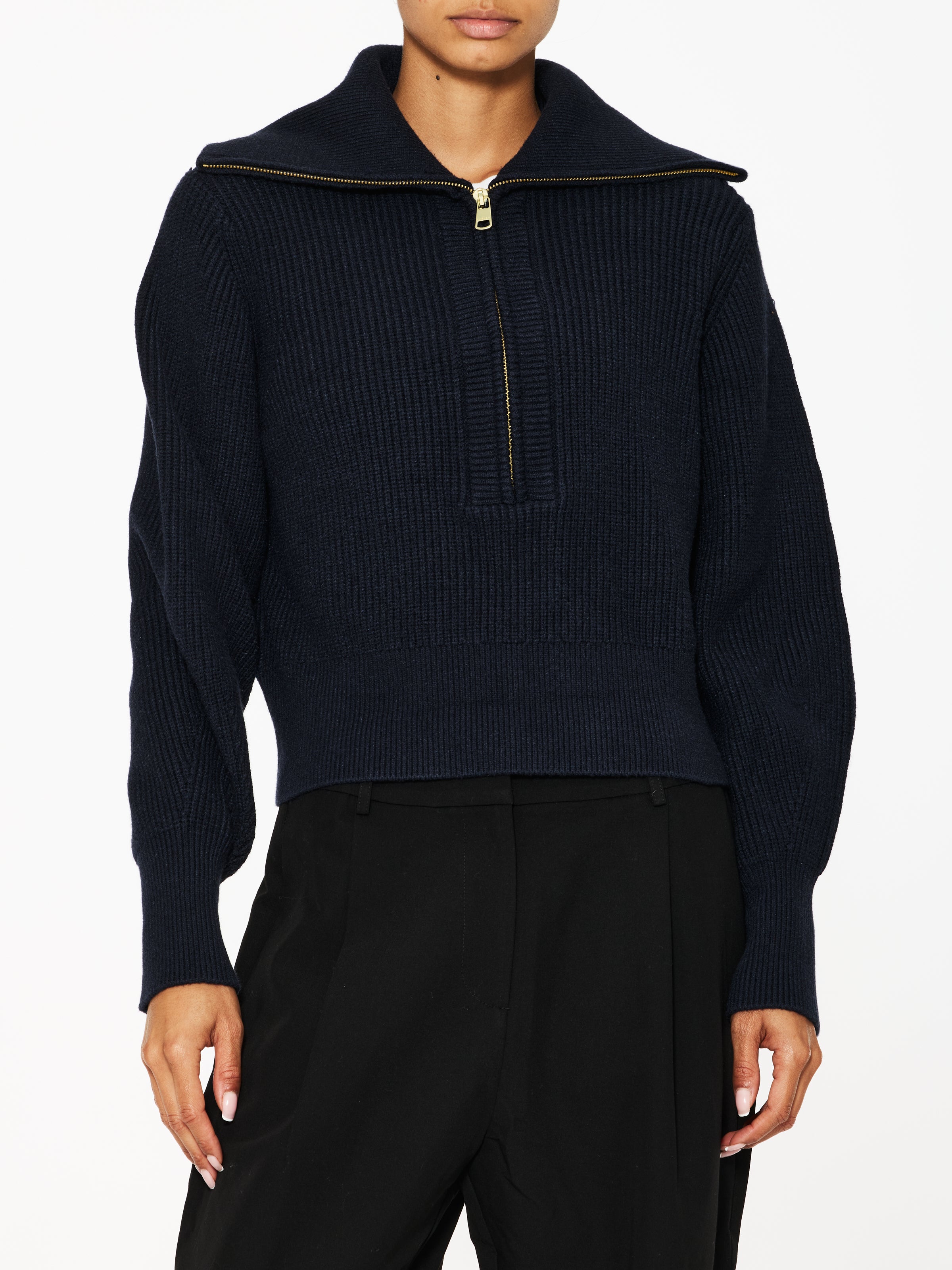 銀狸 Varley Maura Half Zip Rib Knit – The Shop at Equinox