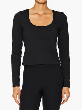 Vuori Long Sleeve Halo Essential Scoop