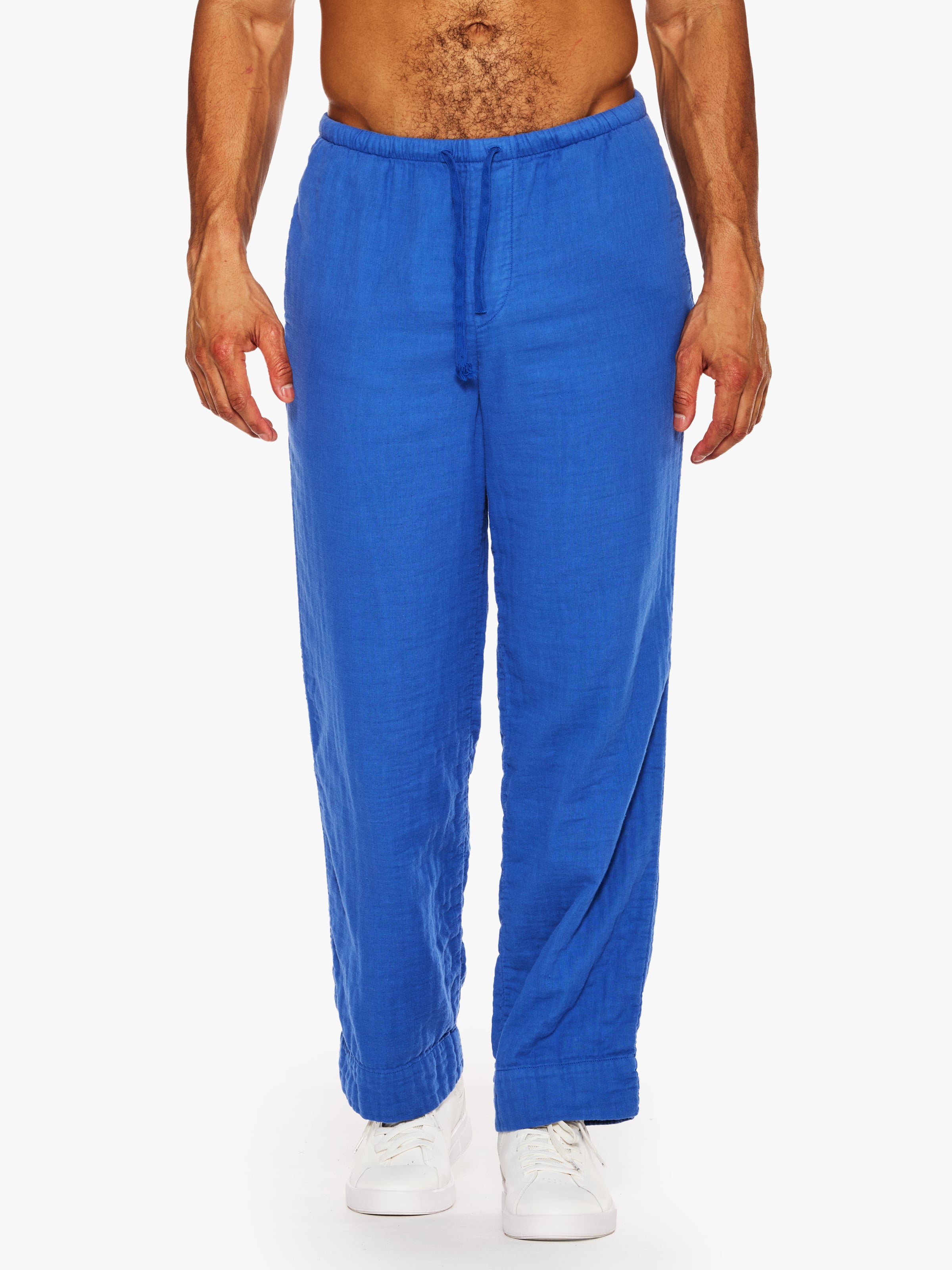 SOLOV DAY&SWIMPANTS ブルー　サイズ 2 Save Khaki Triple Gauze Lounge Pant – The Shop at Equinox