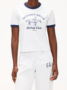 Sporty & Rich Riding Club Ringer Tee