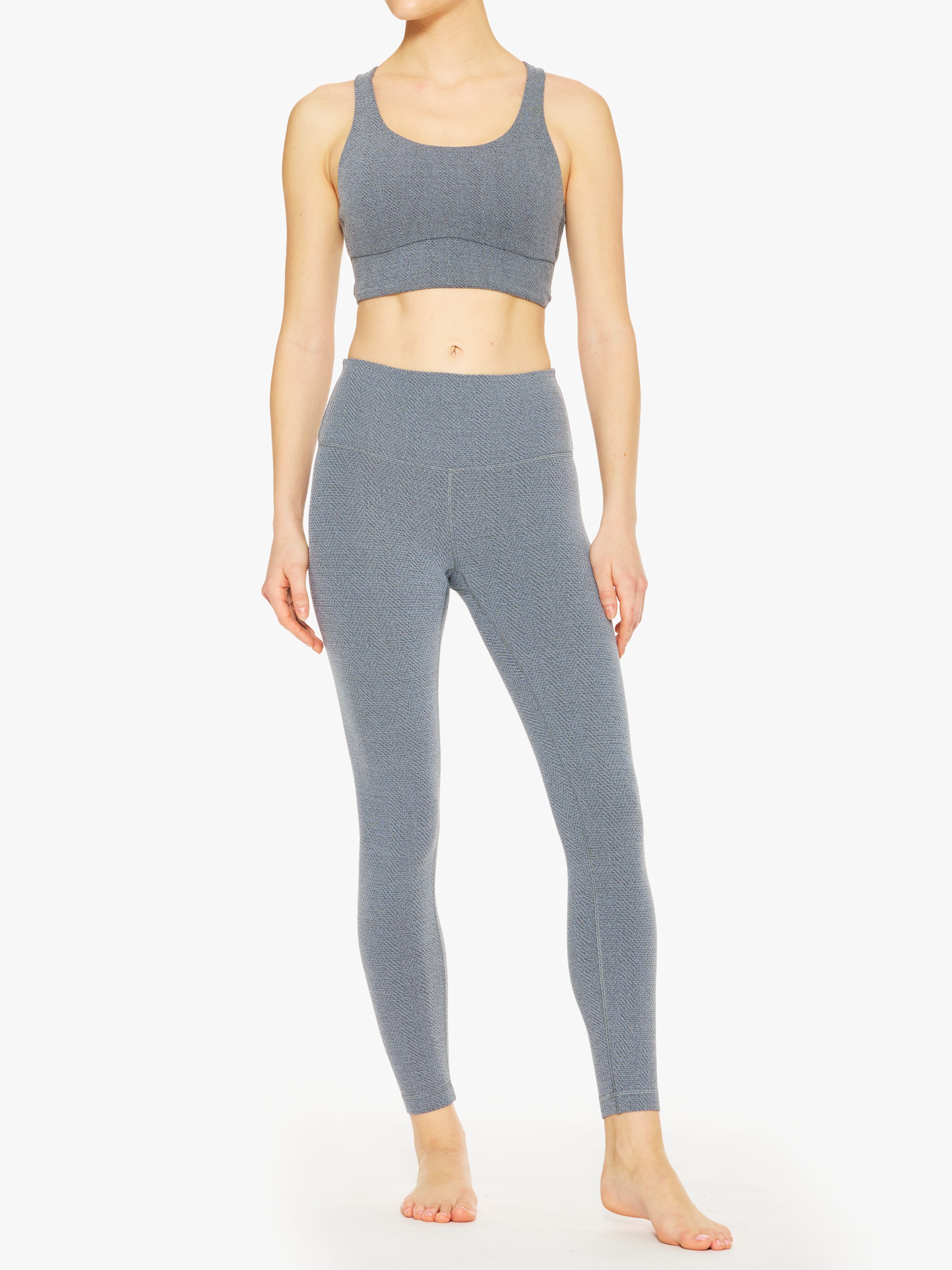 Lululemon Wunder Train High Rise Tight 25" Herringbone