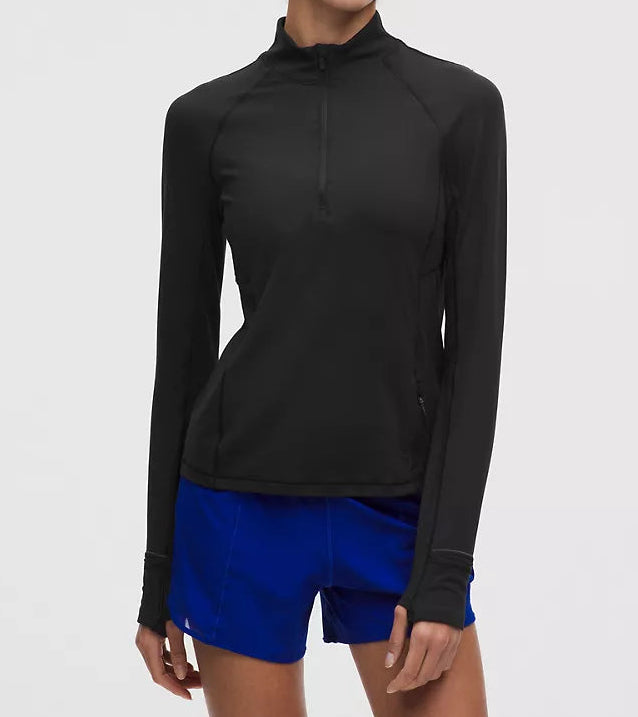 lululemon ブラックハイネックヨガウェア Lululemon It's Rulu Classic-Fit Half Zip – The Shop at Equinox