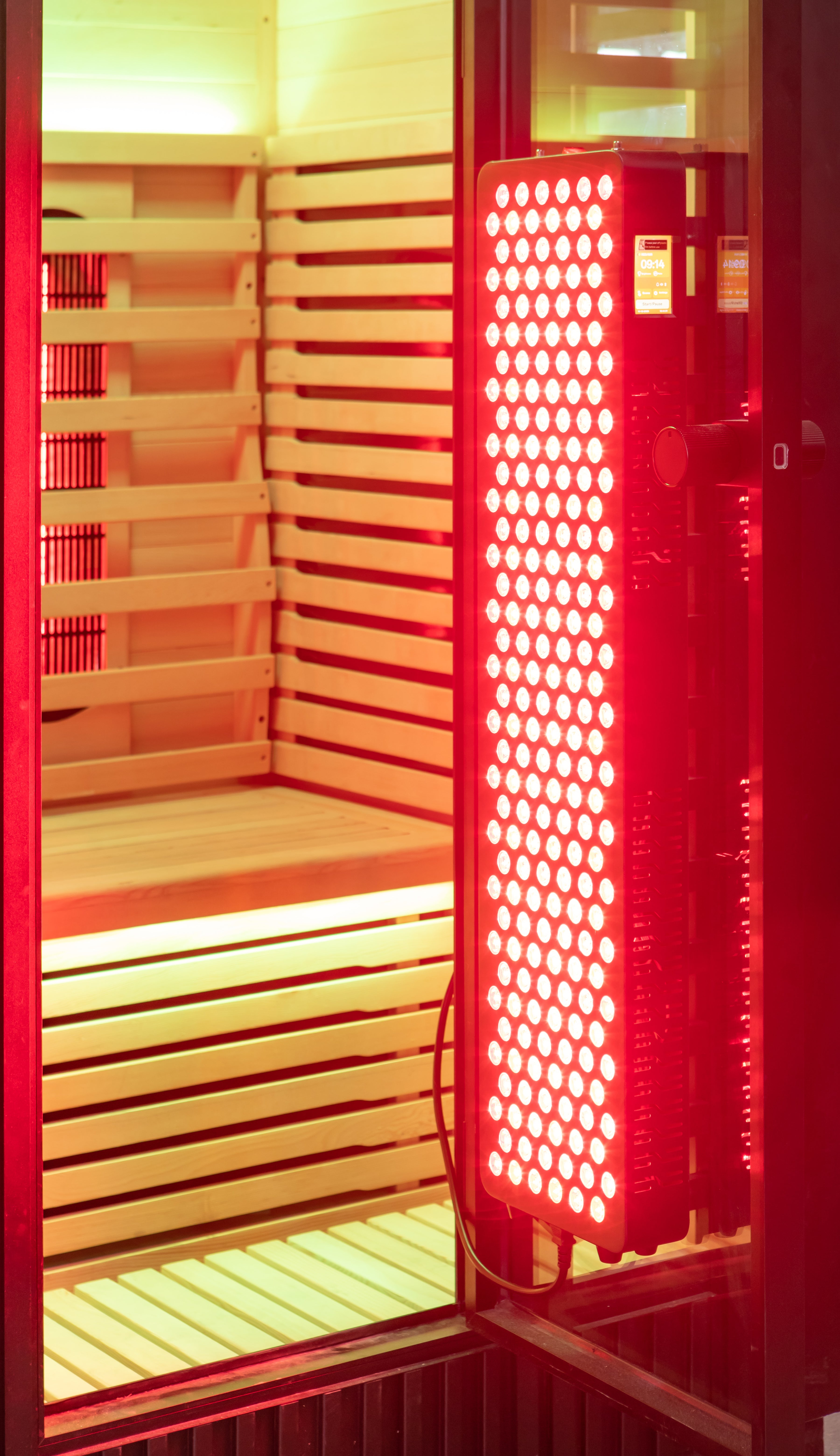 Patagonia 2-Person Outdoor Full Spectrum Infrared Sauna with Full-Body Medical-Grade Red Light Therapy and Smart WiFi App Control