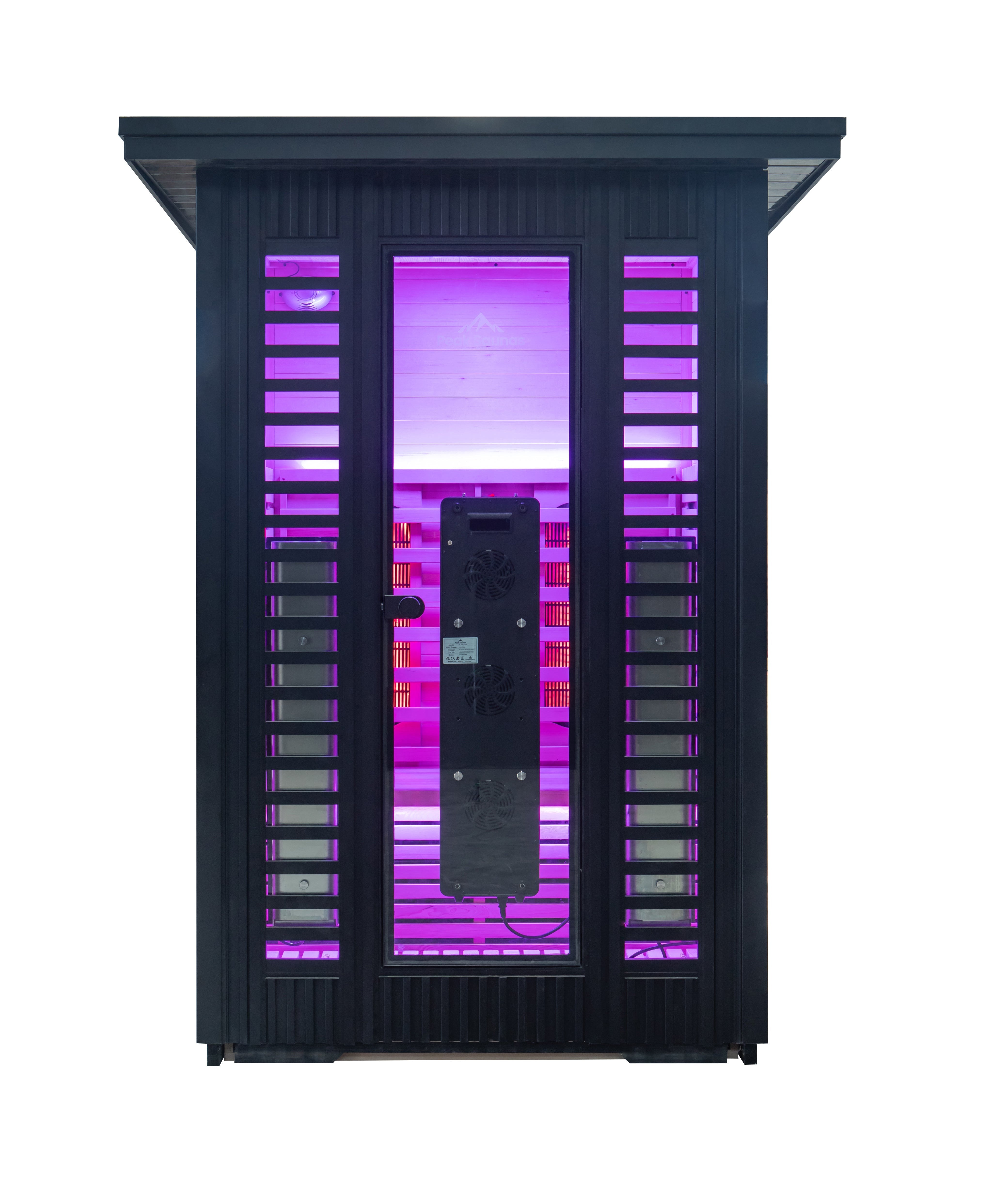 Patagonia 2-Person Outdoor Full Spectrum Infrared Sauna with Full-Body Medical-Grade Red Light Therapy and Smart WiFi App Control