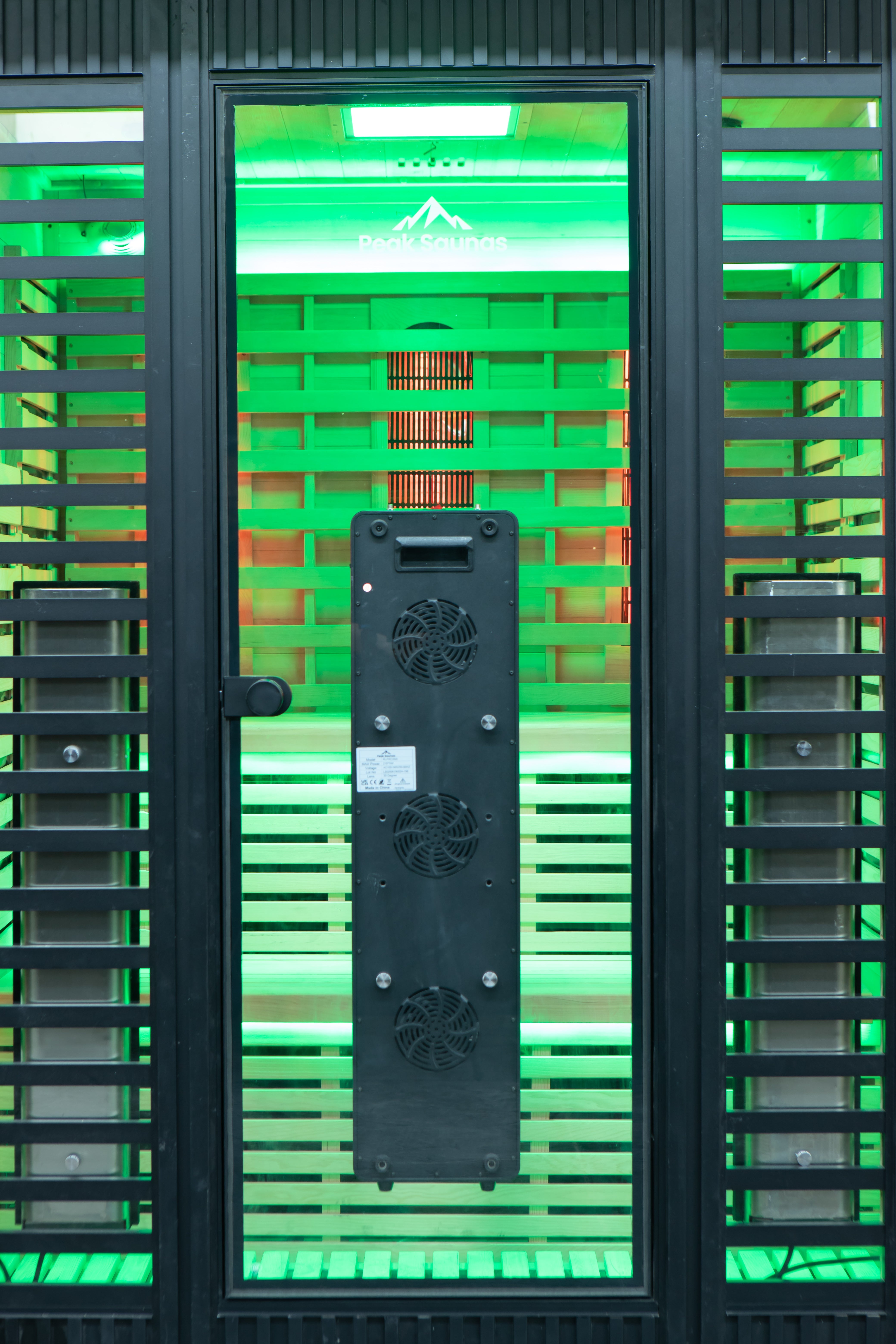 Kilimanjaro 5-Person Outdoor Full Spectrum Infrared Sauna with Full-Body Medical-Grade Red Light Therapy and Smart WiFi App Control