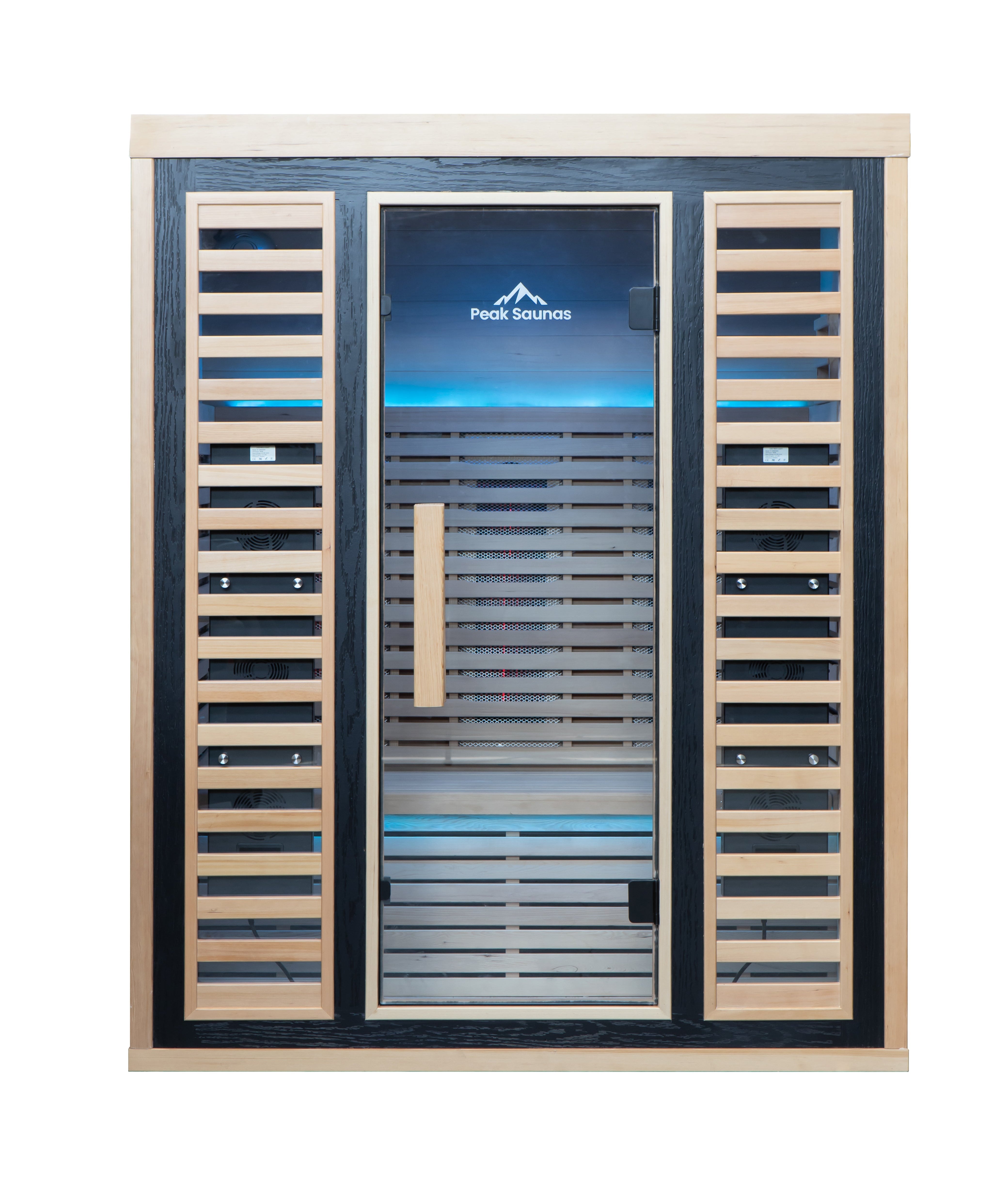 Denali 3-Person Full Spectrum Infrared Sauna with Full-Body Medical-Grade Red Light Therapy & Smart WiFi App Control