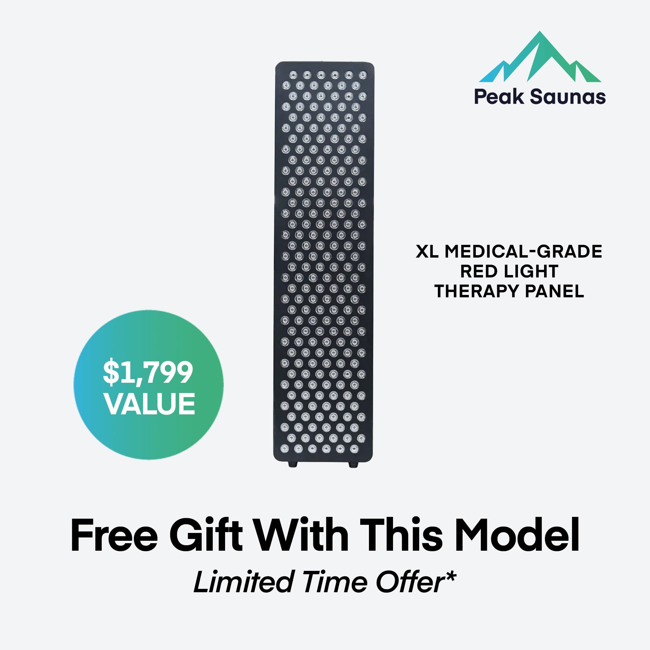 Rainier 1-Person Full Spectrum Infrared Sauna with Full-Body Medical-Grade Red Light Therapy & Smart WiFi App Control