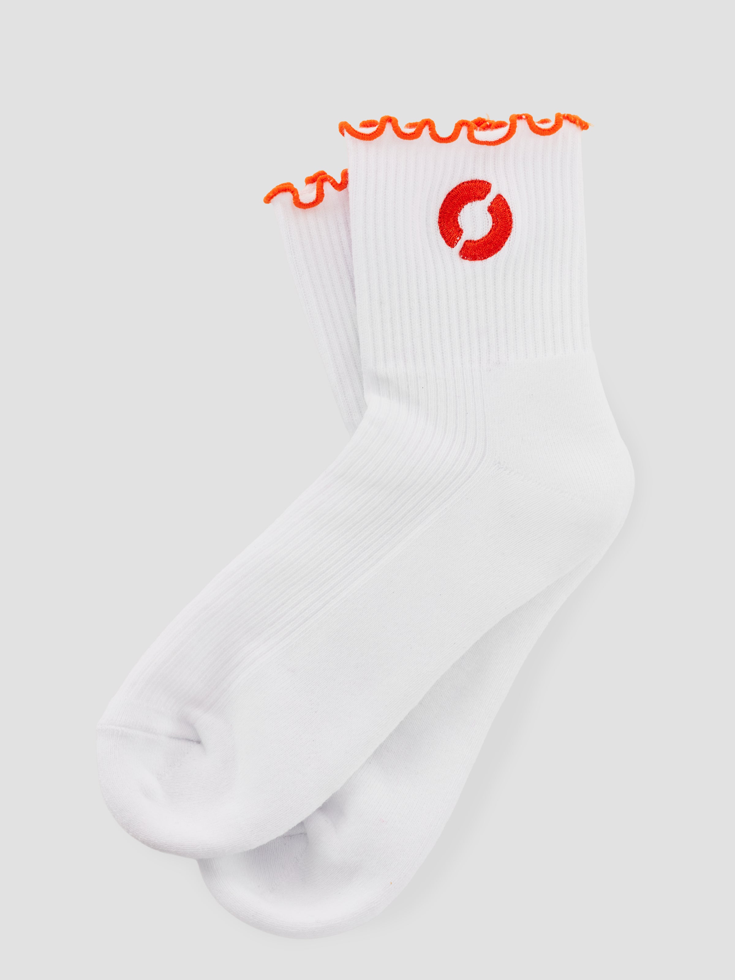 Equinox Half Crew Ruffle Sock