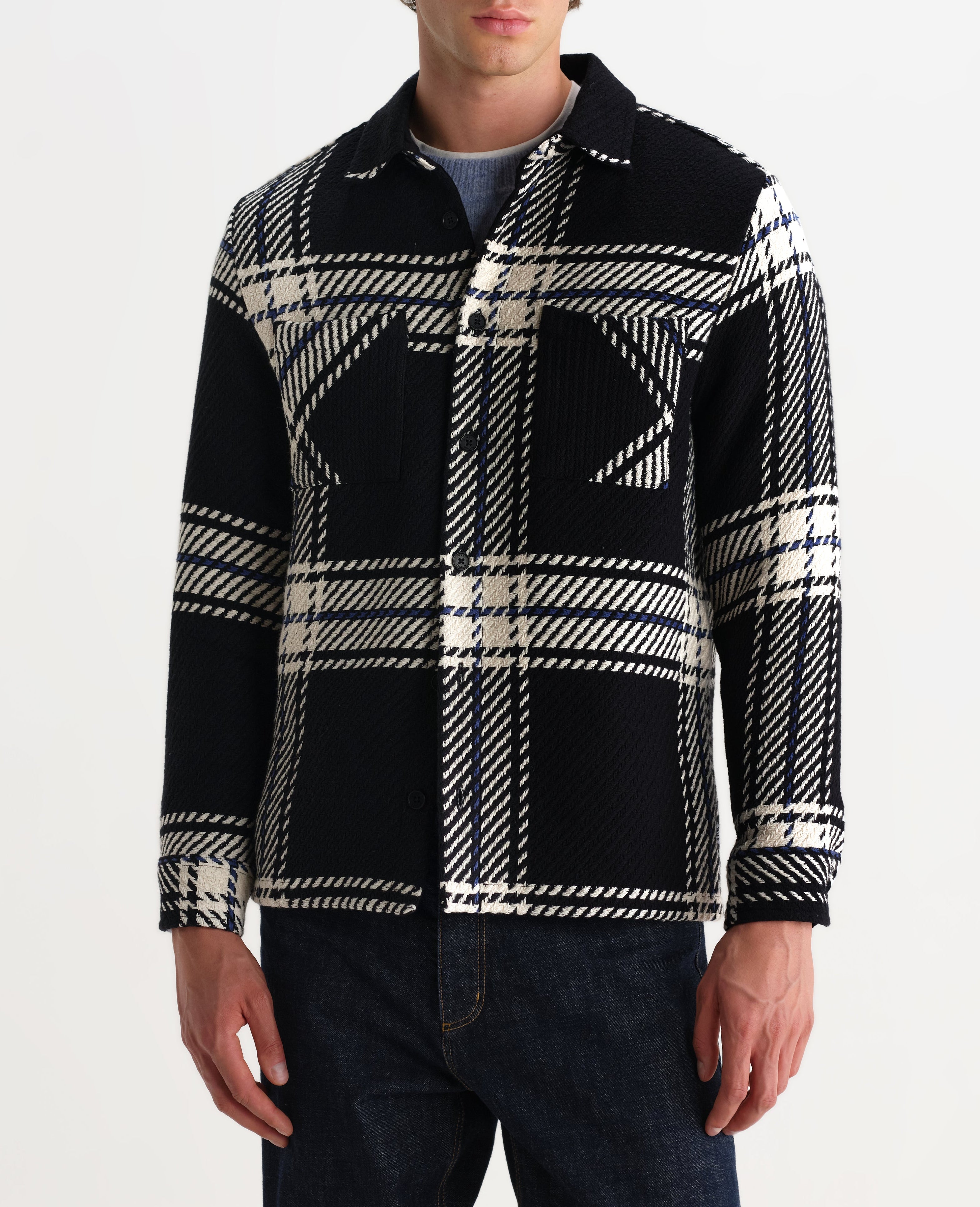 wax london WHITING OVERSHIRT チェックシャツM Wax London Whiting Overshirt – The Shop at Equinox