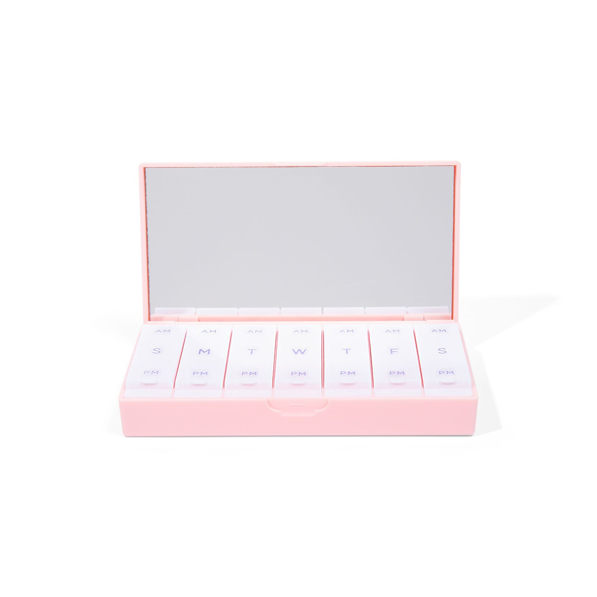Blush Pink AM/PM Pill Box