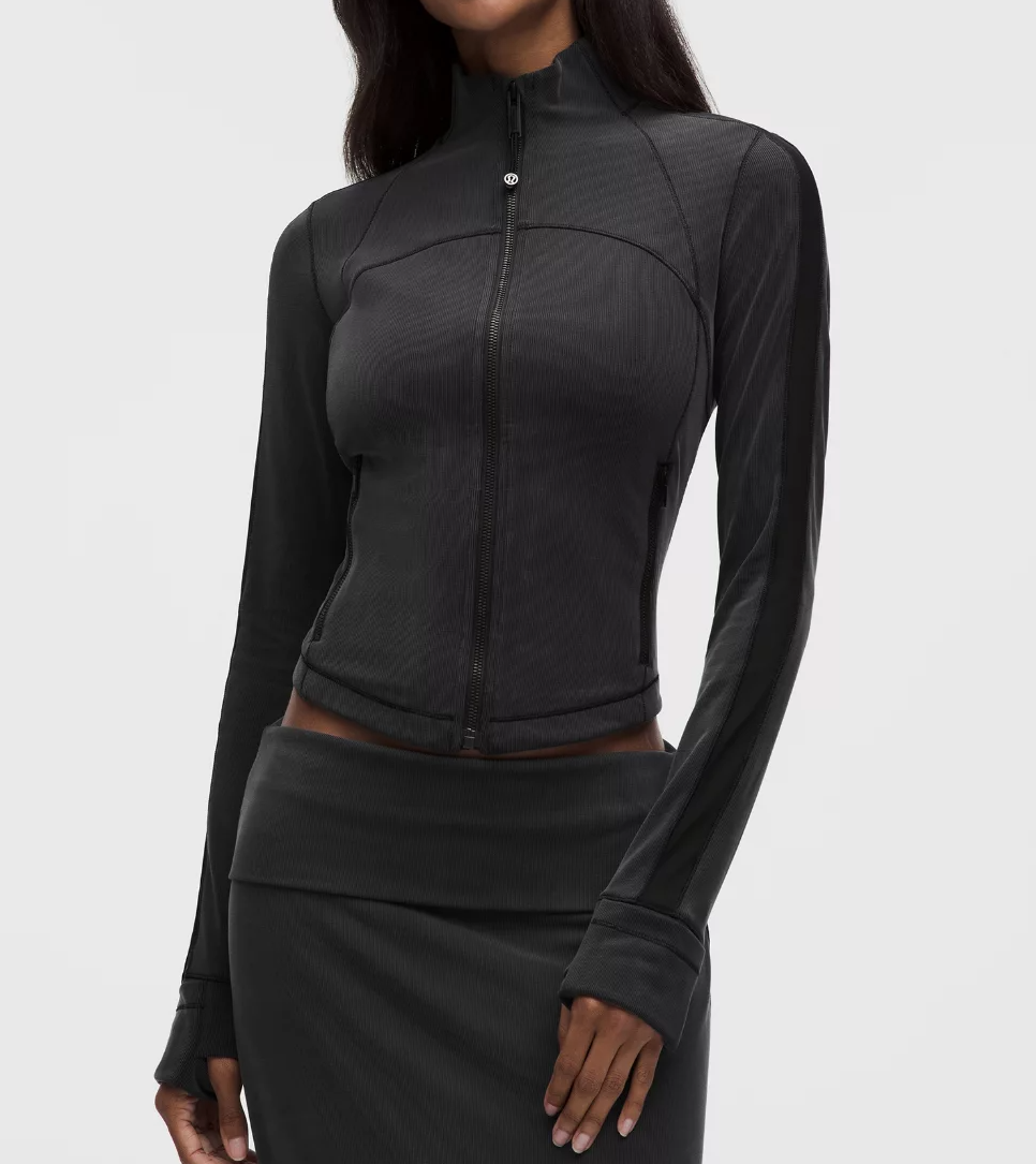lululemon Define Jacket リブ素材 Lululemon Define Jacket Micro Rib Drapey Softstreme – The Shop at