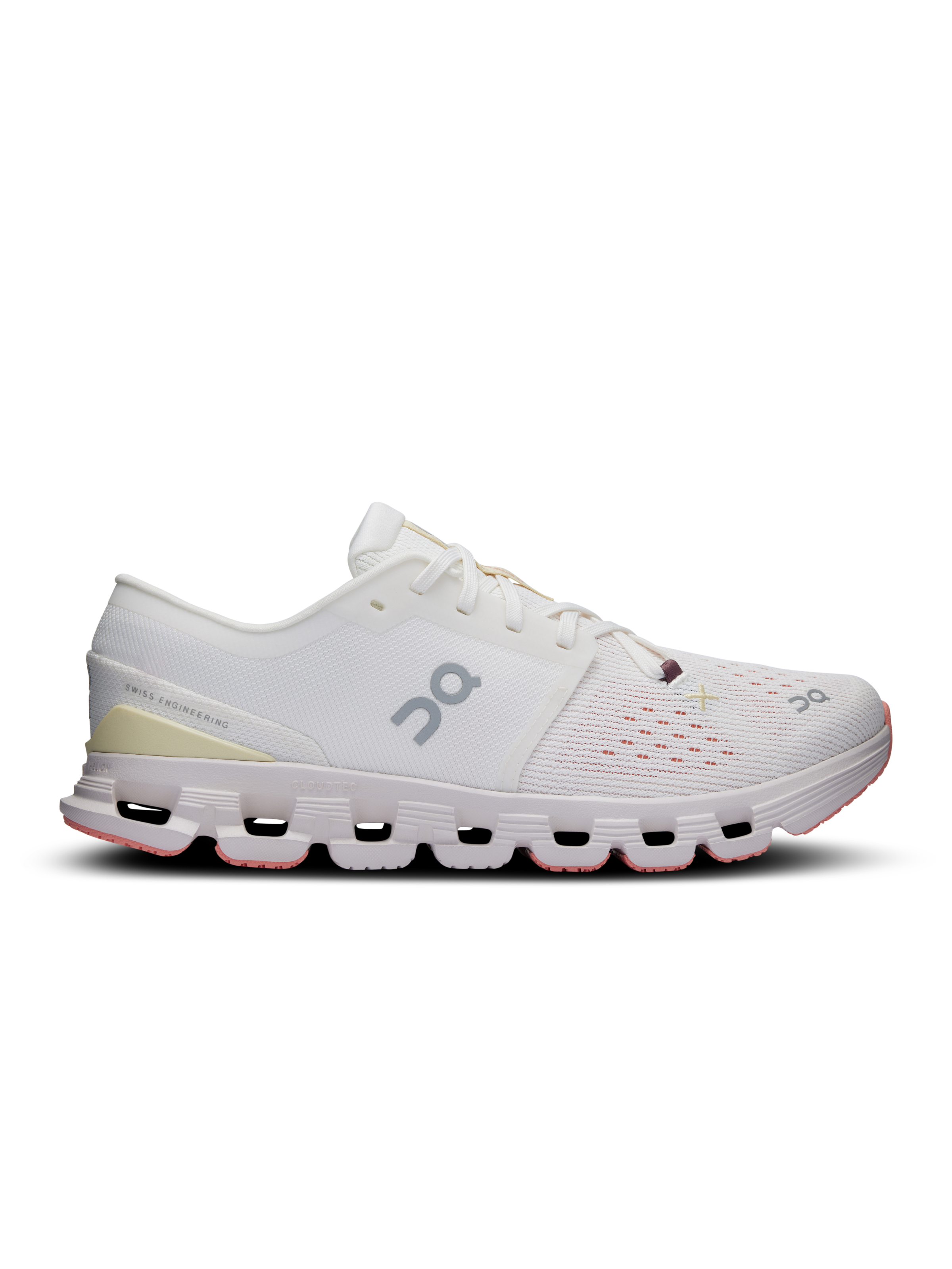 Amazon.com | On Women's Cloud X 4 Sneakers, Silver/Flame, 7