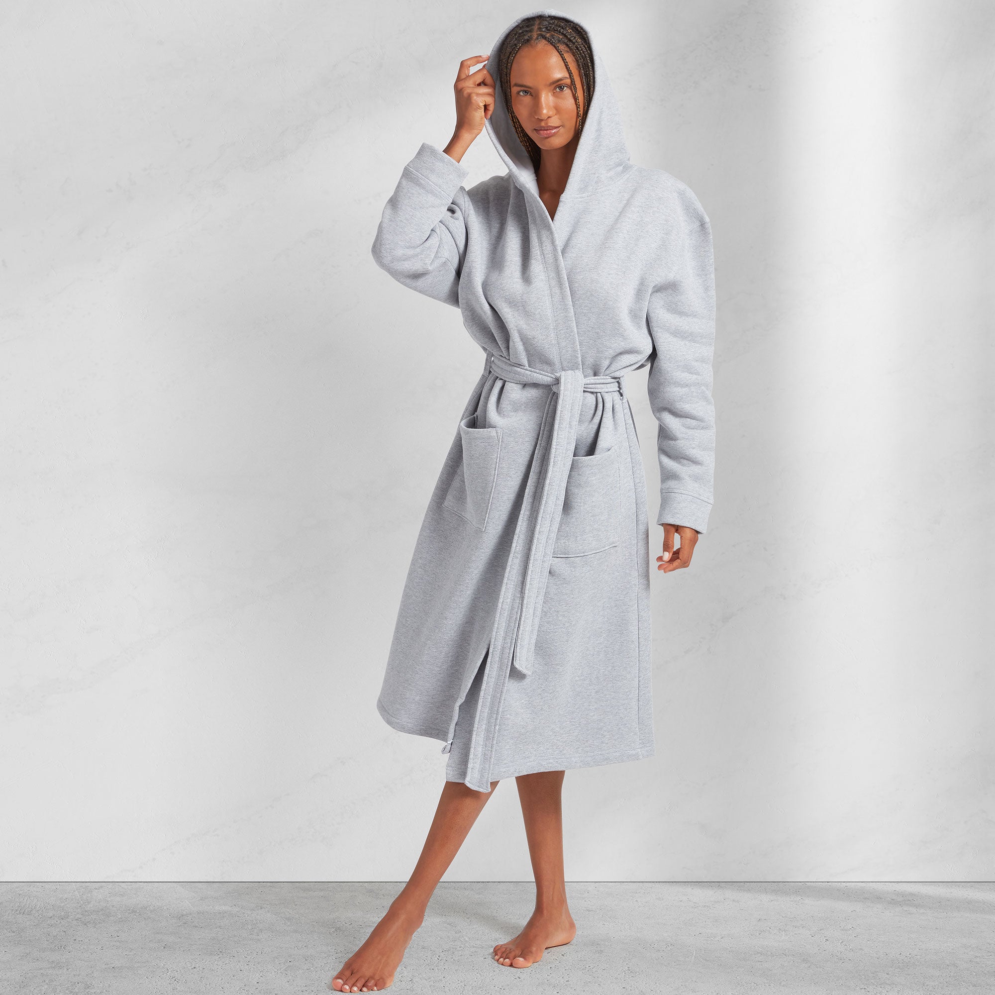 Kassatex Jersey Knit Hooded Robes