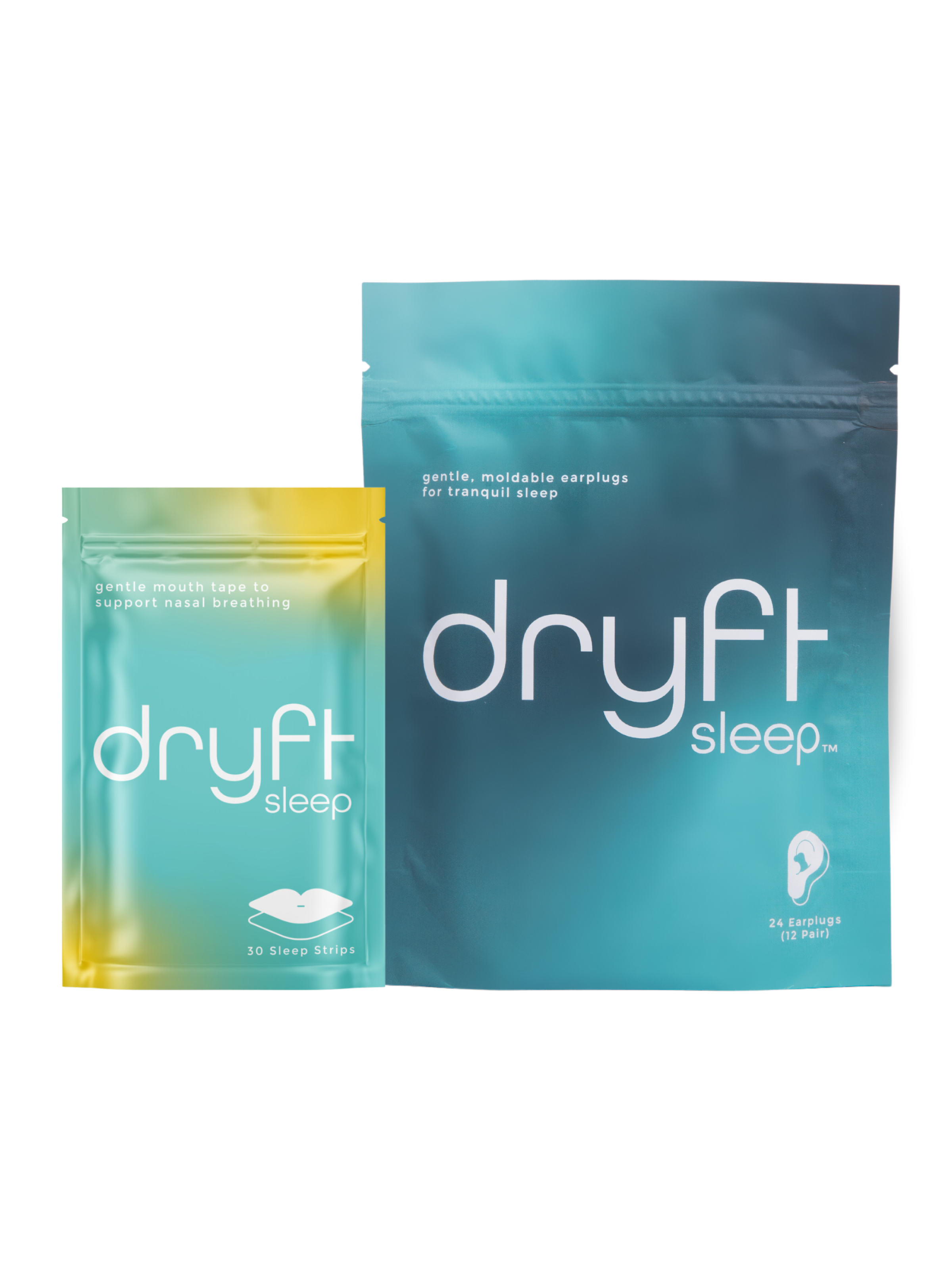 Dryft Sleep Mouth Tape + Earplug Bundle
