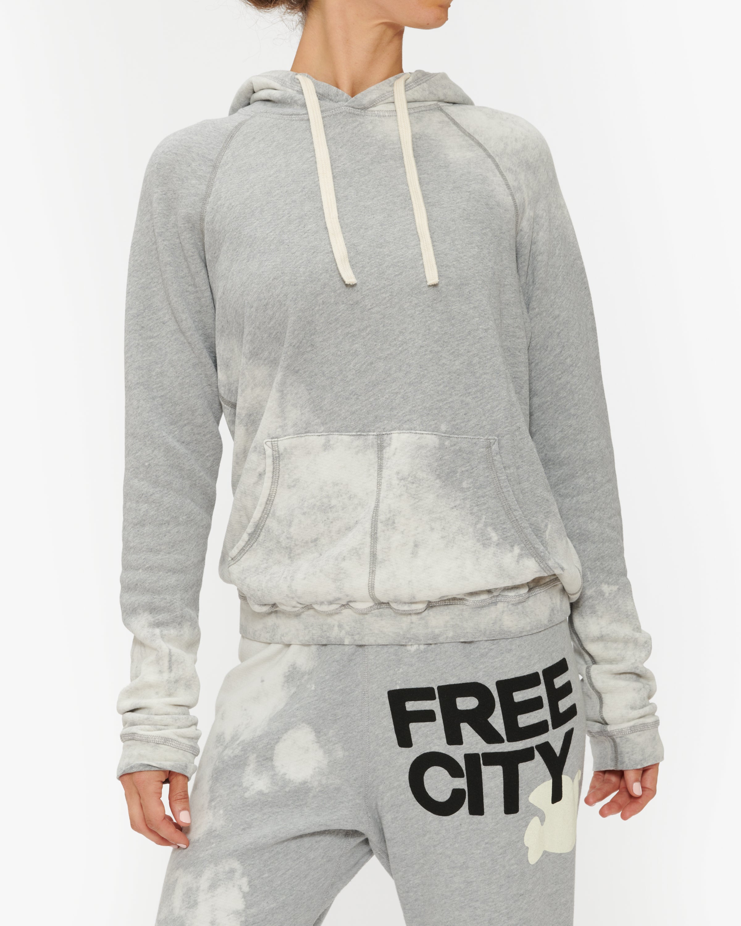 Free City Bleachout Pullover Hoodie