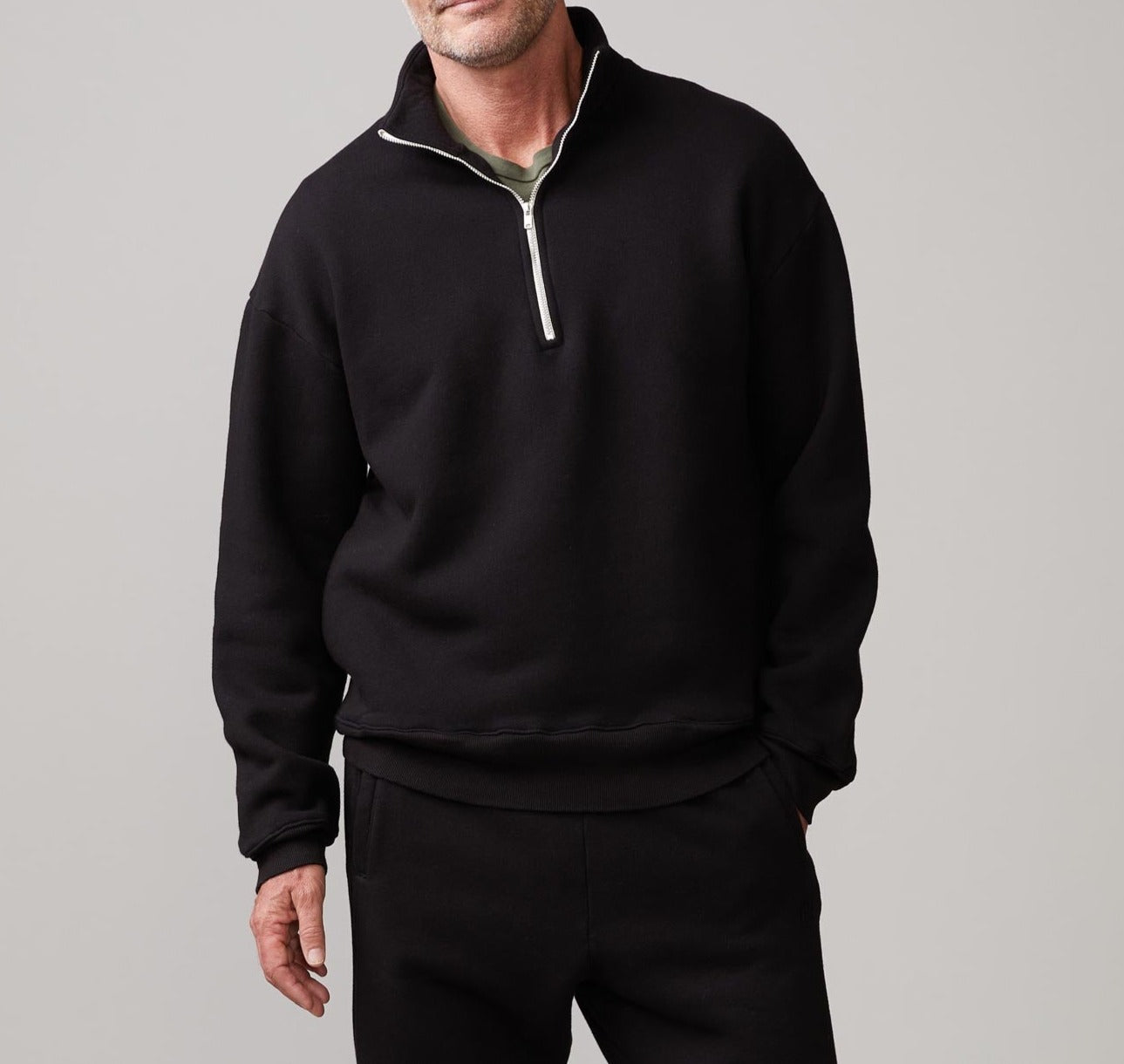 Half Zip Sweatshirt