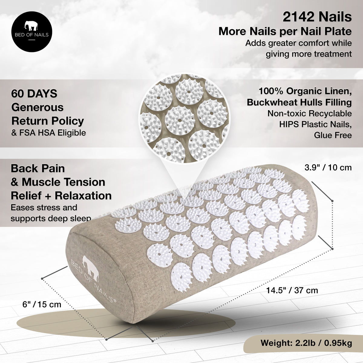 Bed of Nails ECO Mat & Pillow Bundle