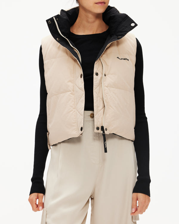 All Fenix Cropped Reversible Puffer Vest