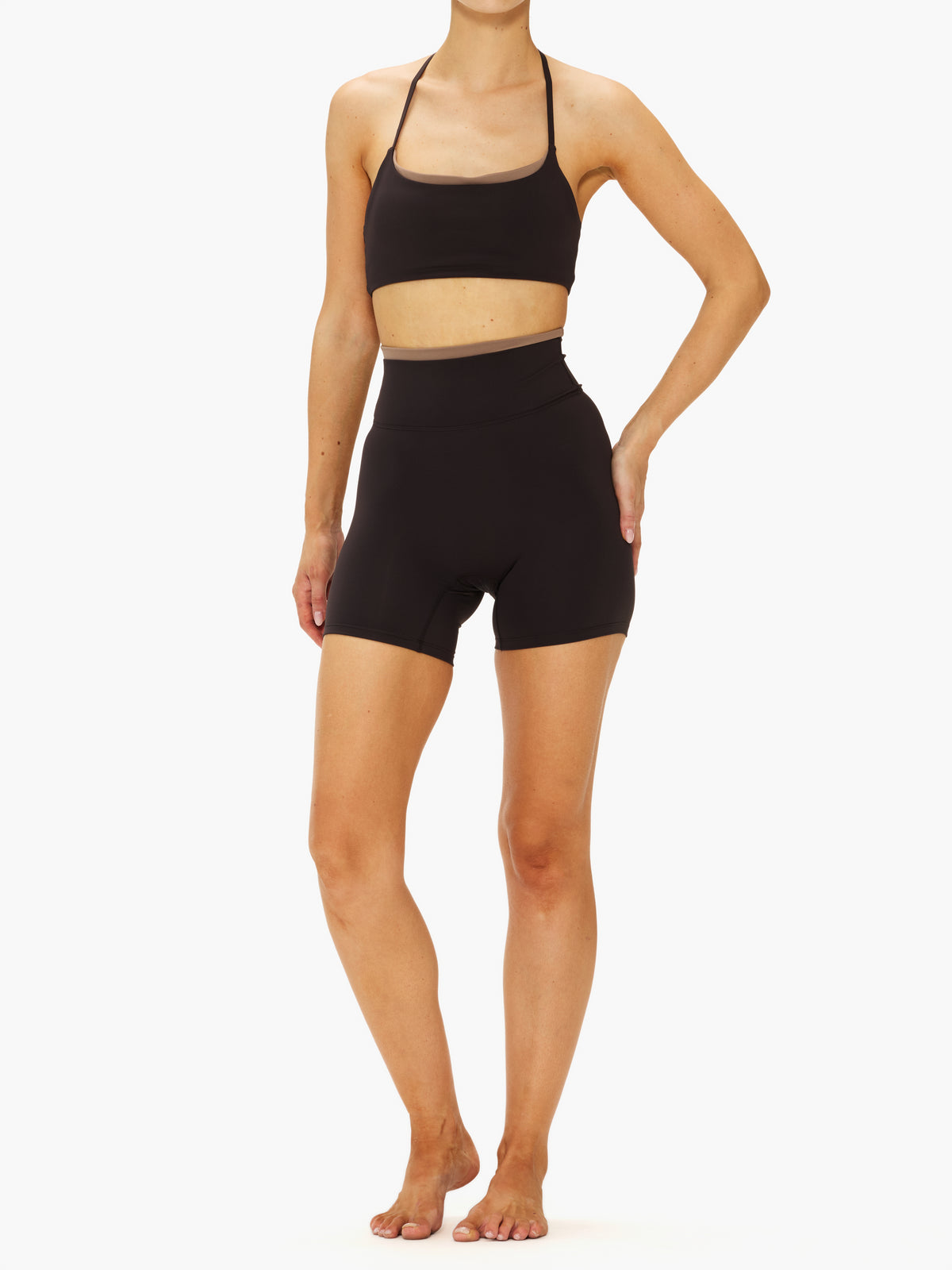 Adanola Ultimate Double Layer Crop Shorts