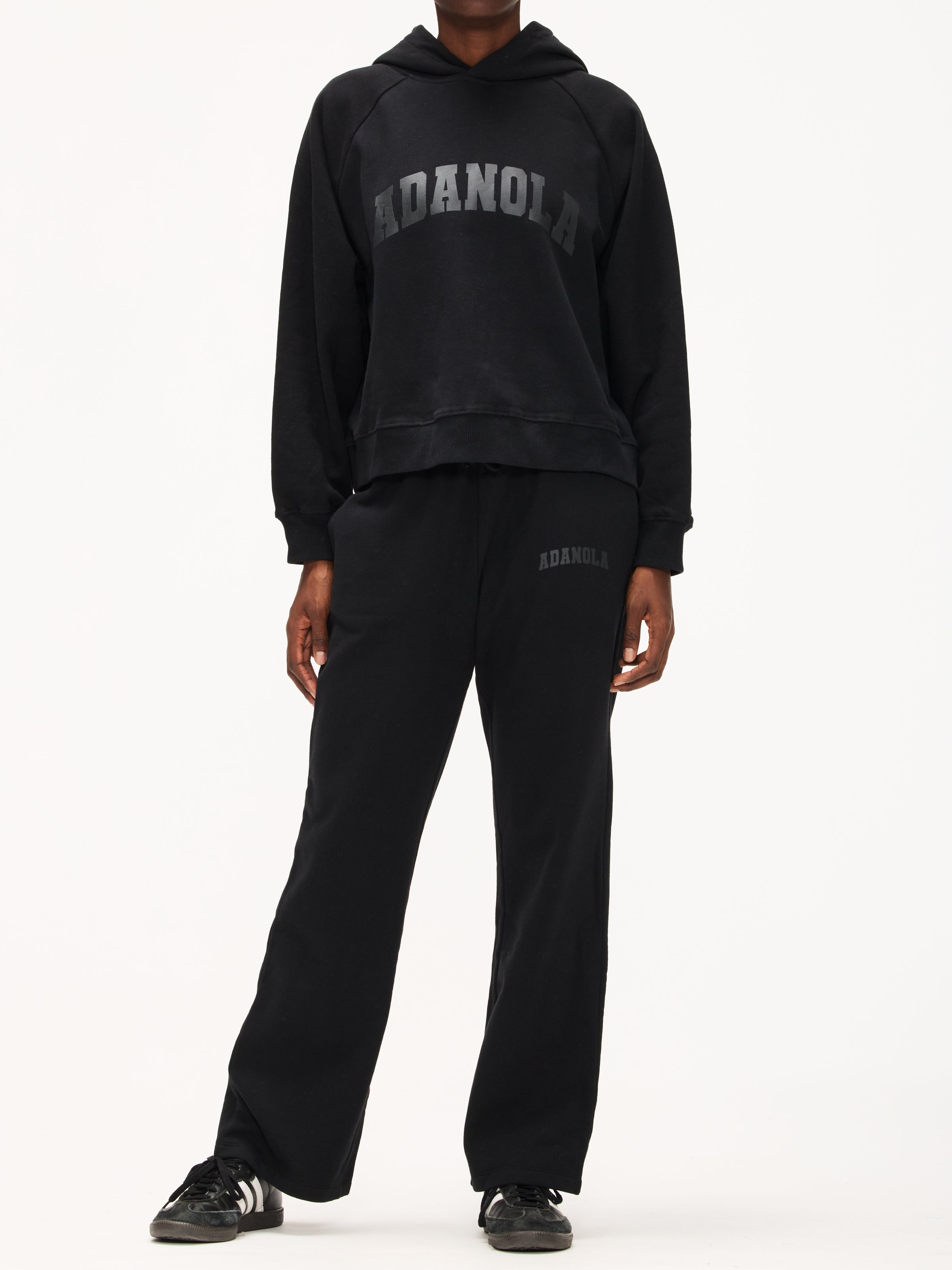 Adanola Varsity Loose Fit Straight Leg Sweatpants