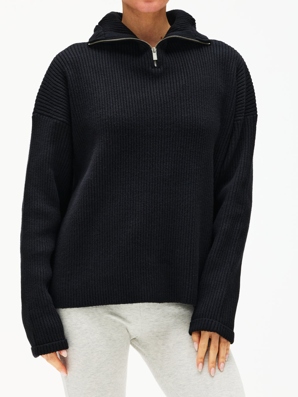 OODE CO. Balaclava 【COTTON】BLACK Balaclava Face Mask Cotton - All Season Gear for Skiing