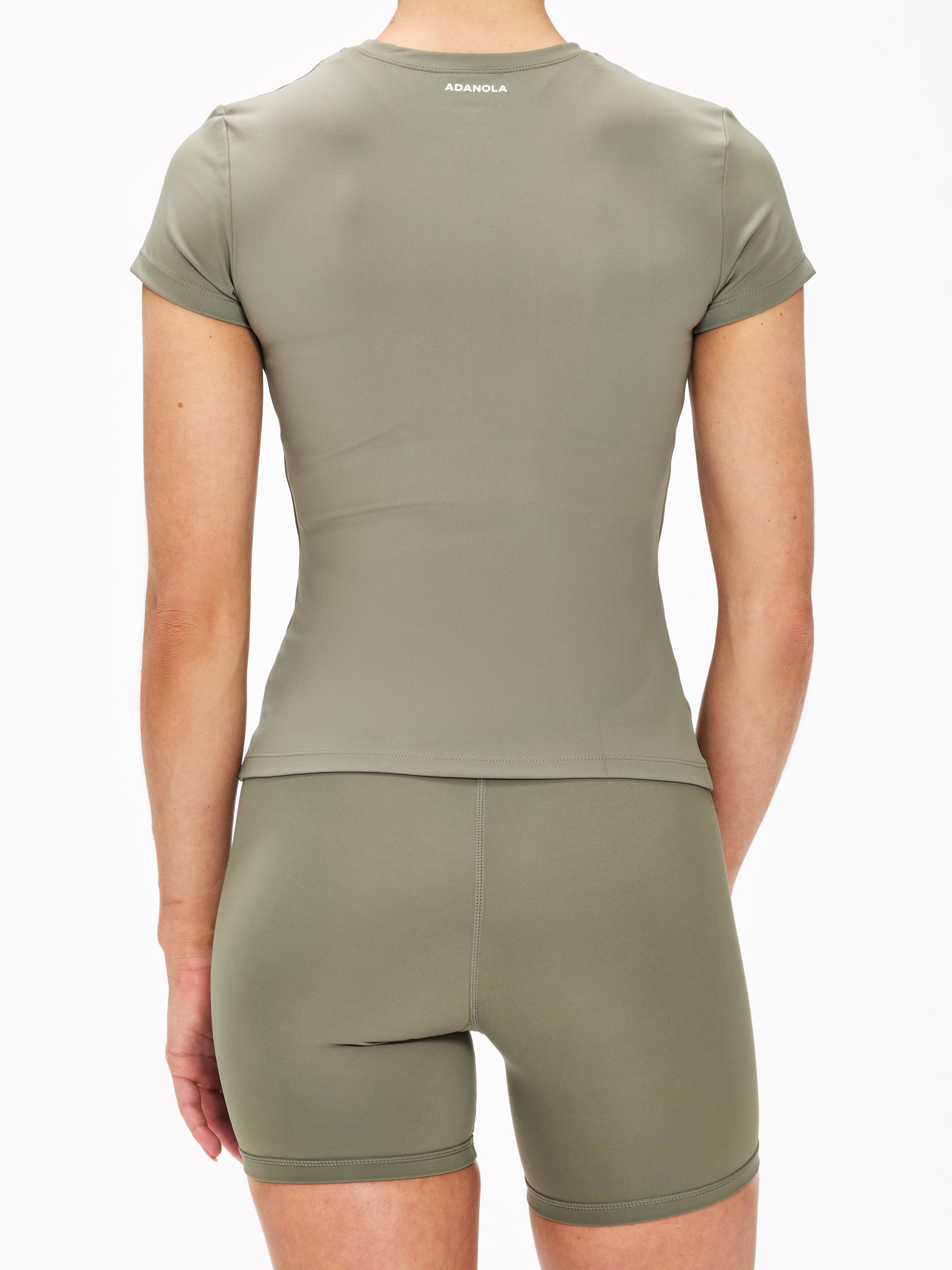 Adanola Ultimate Short Sleeve Longline Top