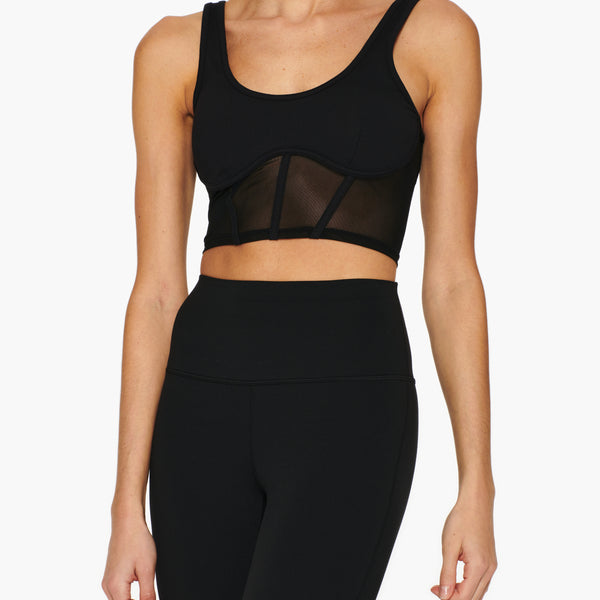 Alo Yoga Airbrush Mesh Corset Tank – The Shop at Equinox