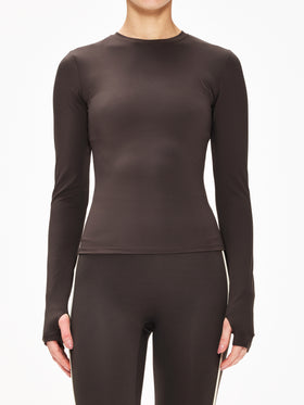 Adanola Ultimate Long Sleeve Longline Top