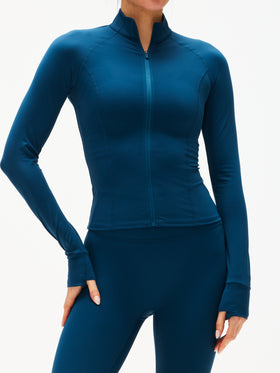 Adanola Ultimate Long Sleeve Zip Up Top