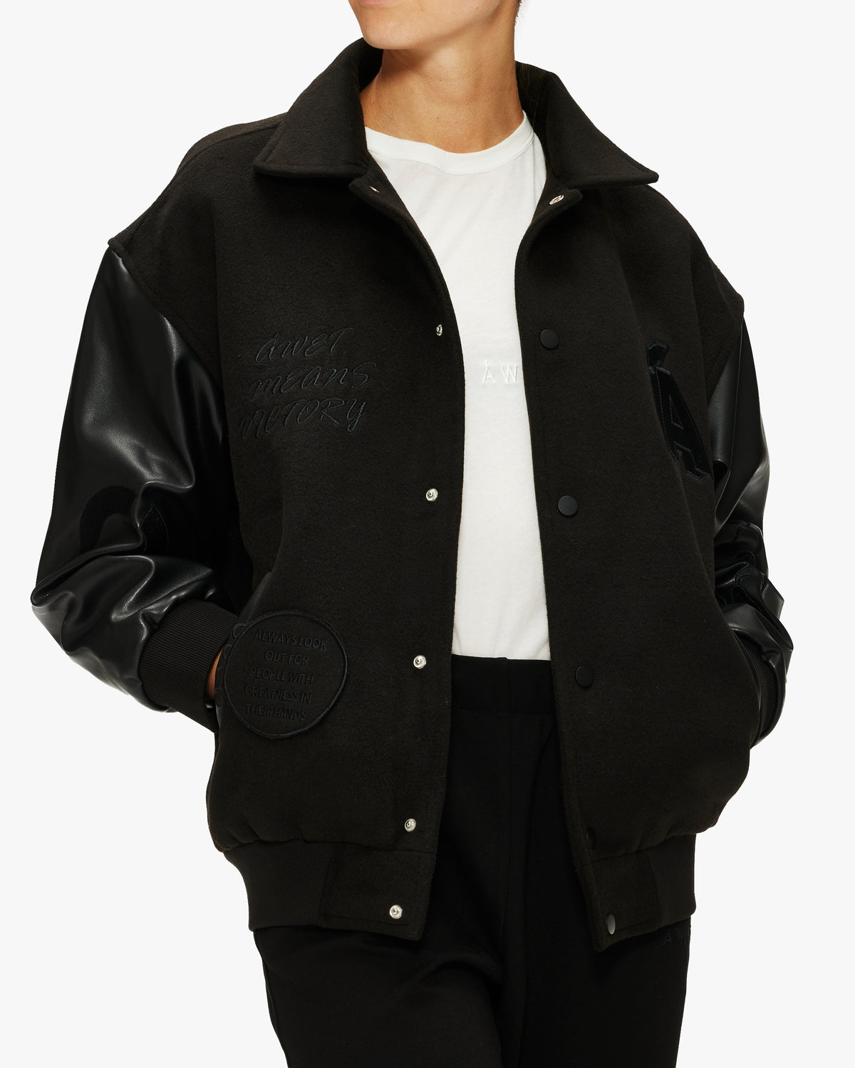 Áwet Biniam Letterman Jacket
