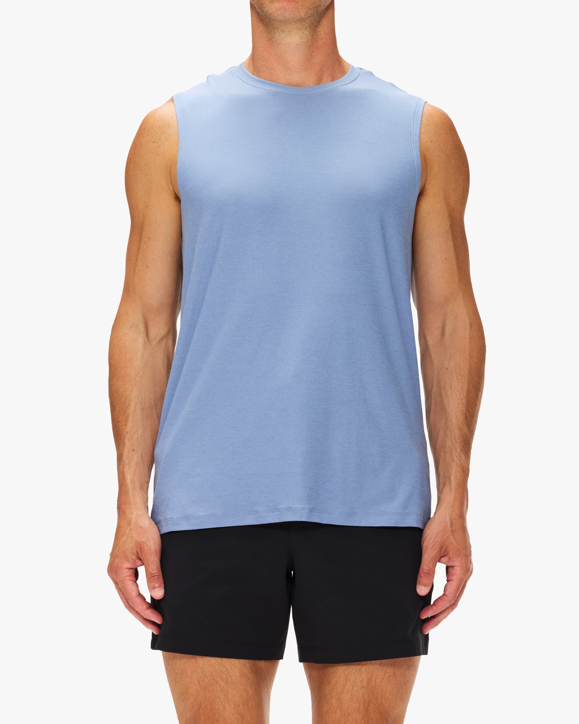 Amazon.com: Last+Order Mens Tank Tops Hollow Out Chiffon