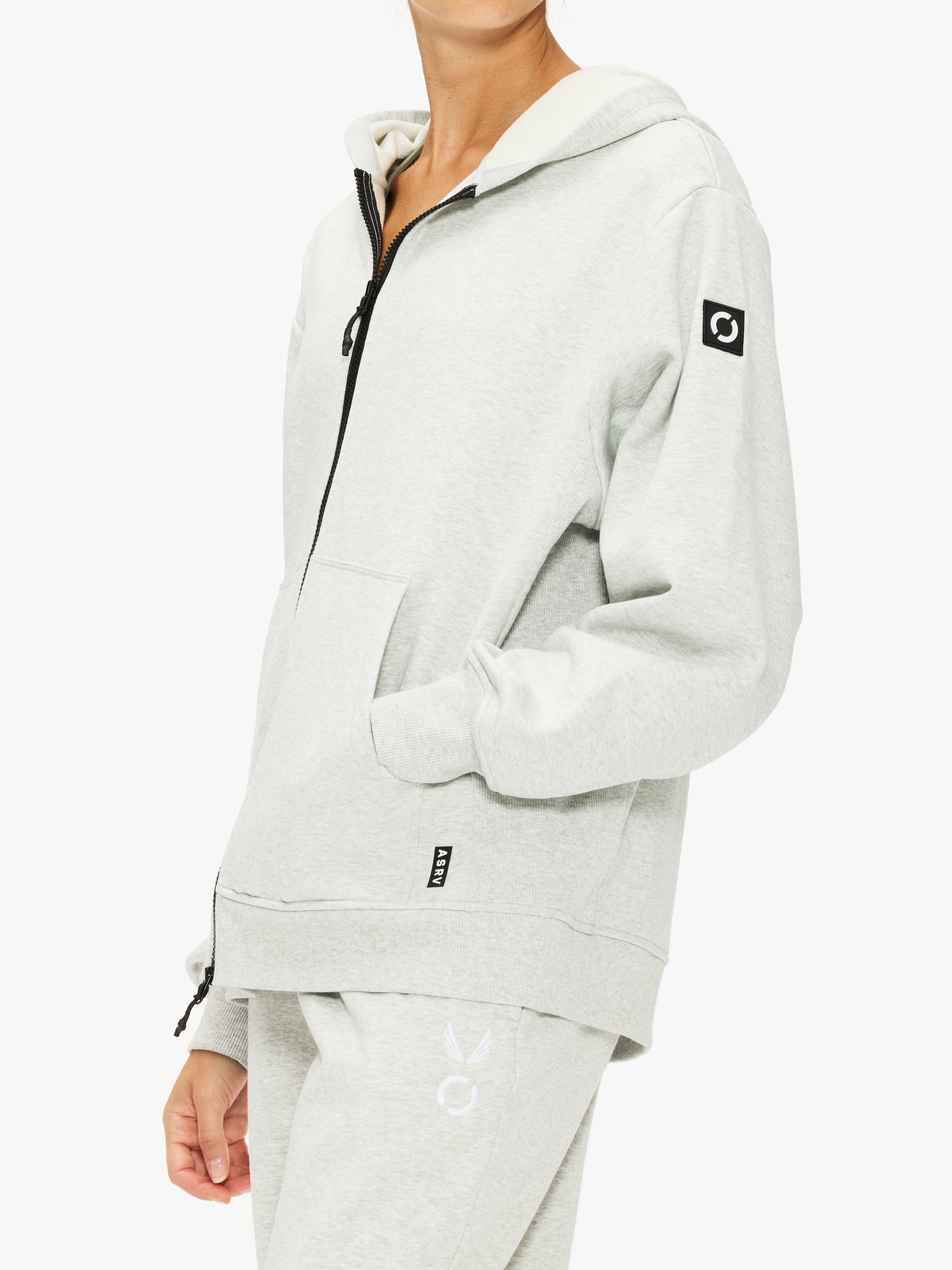 ASRV Oversized Zip Hoodie