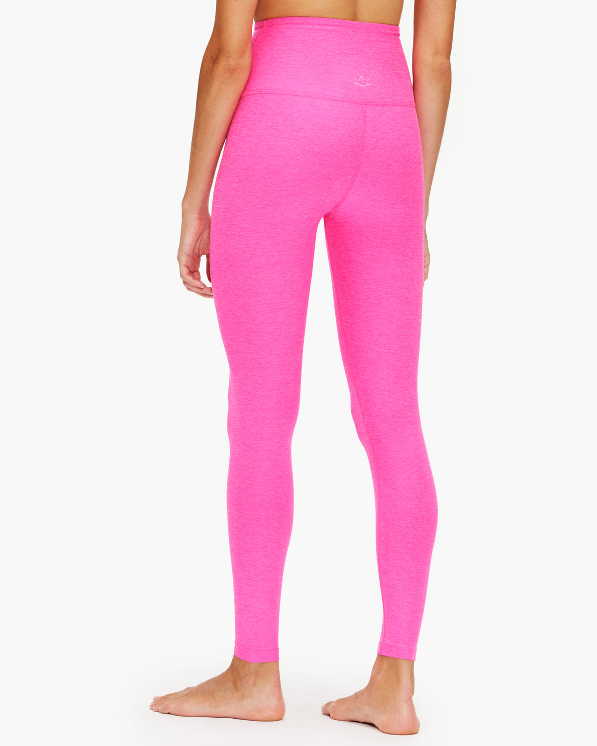 Beyond Yoga Spacedye Caught In The Midi High Waisted Legging in Magenta  Heather
