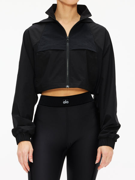 Alo Yoga Cropped Playmaker Jacket – The Shop at Equinox