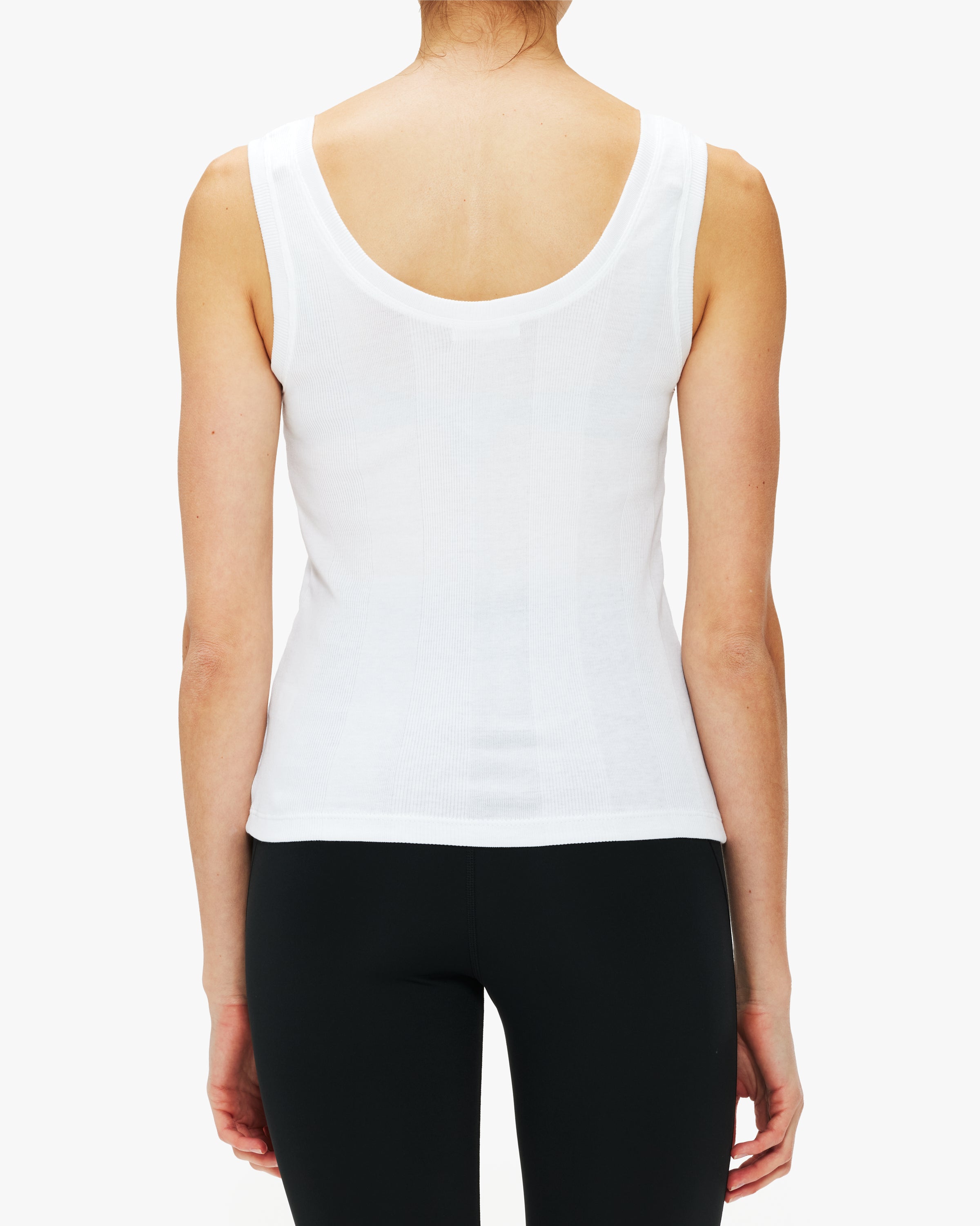 Goldie Cotton Rib Henley Tank