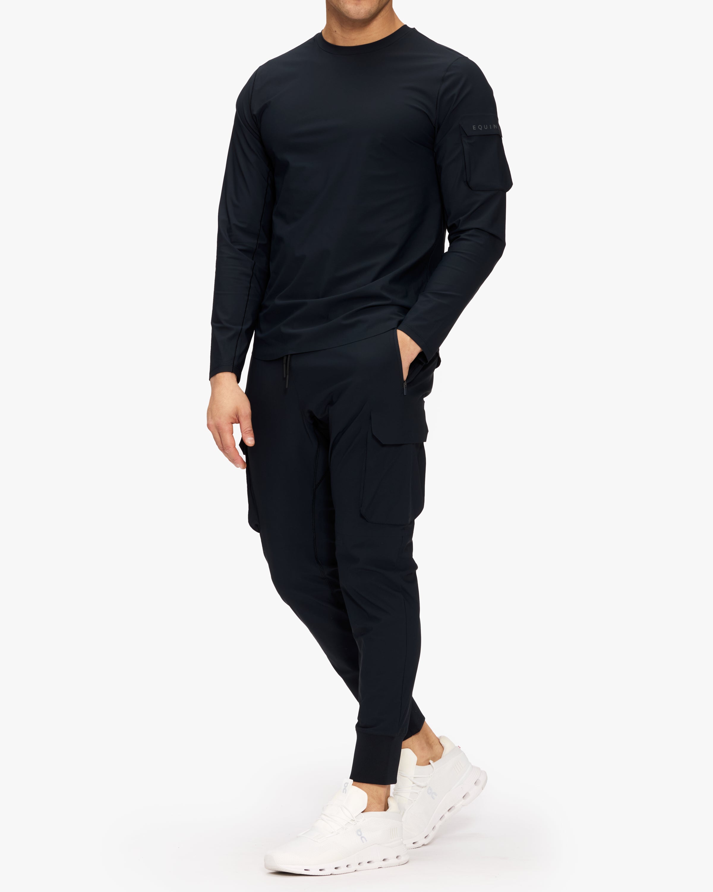 Equinox Tech Cargo Long Sleeve Crew Neck