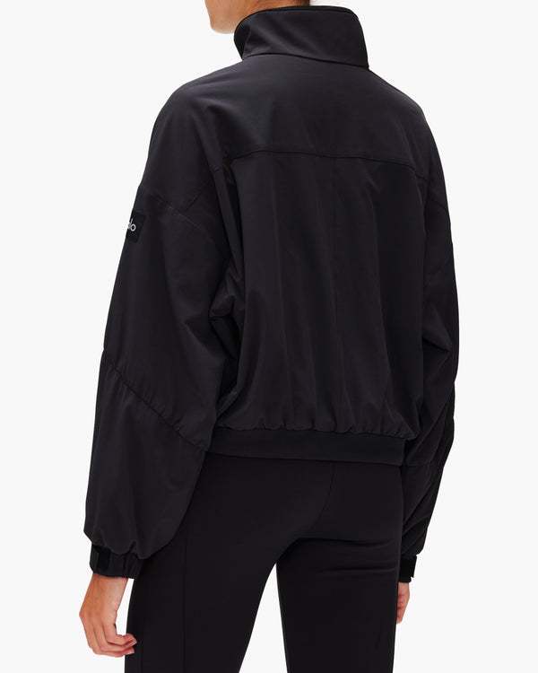 Define Shine jacket (6) paired with with Aritizia Kick Flare Jumpsuit. 🖤 :  r/lululemon