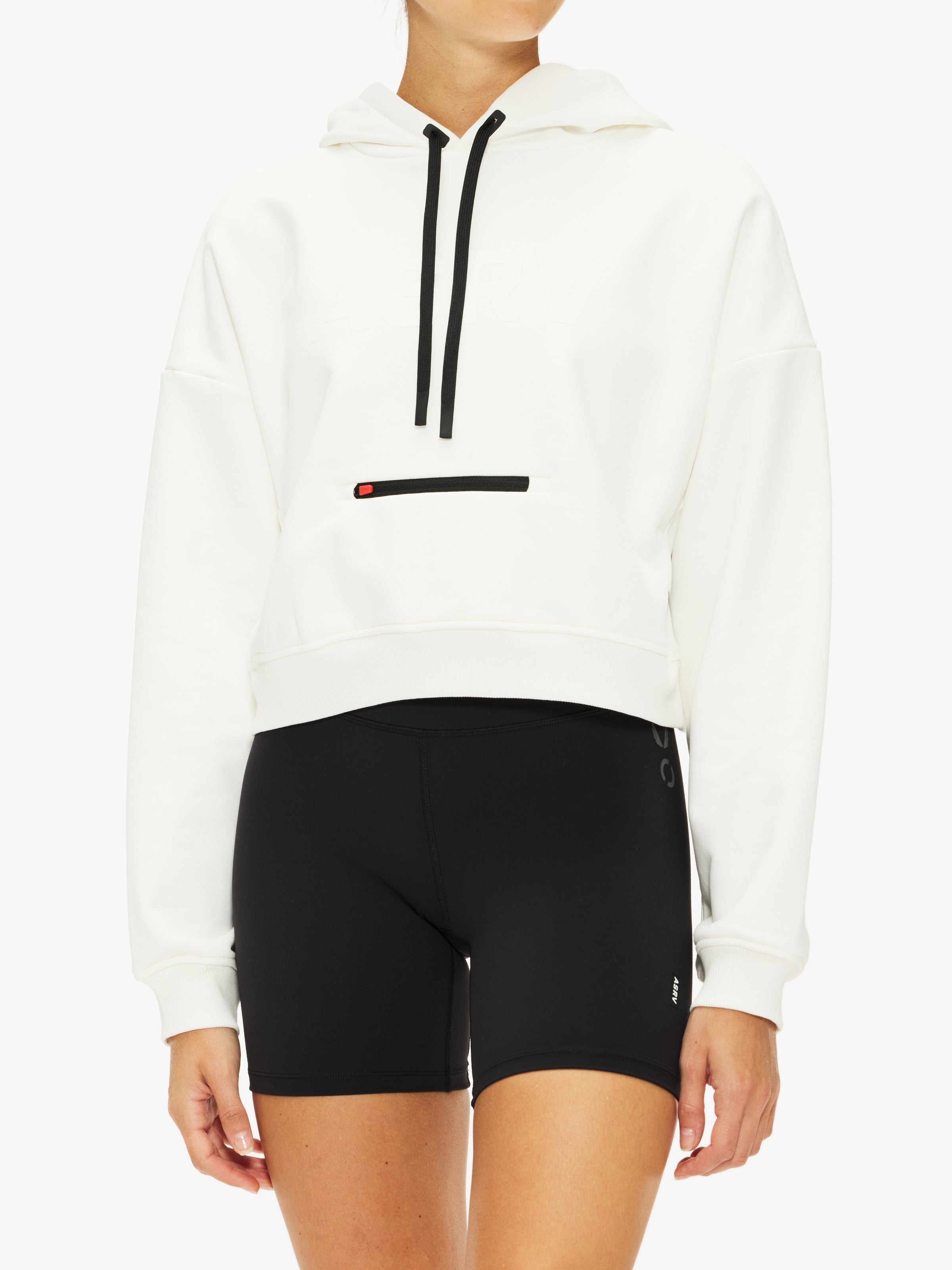 ASRV Cropped Pullover Hoodie