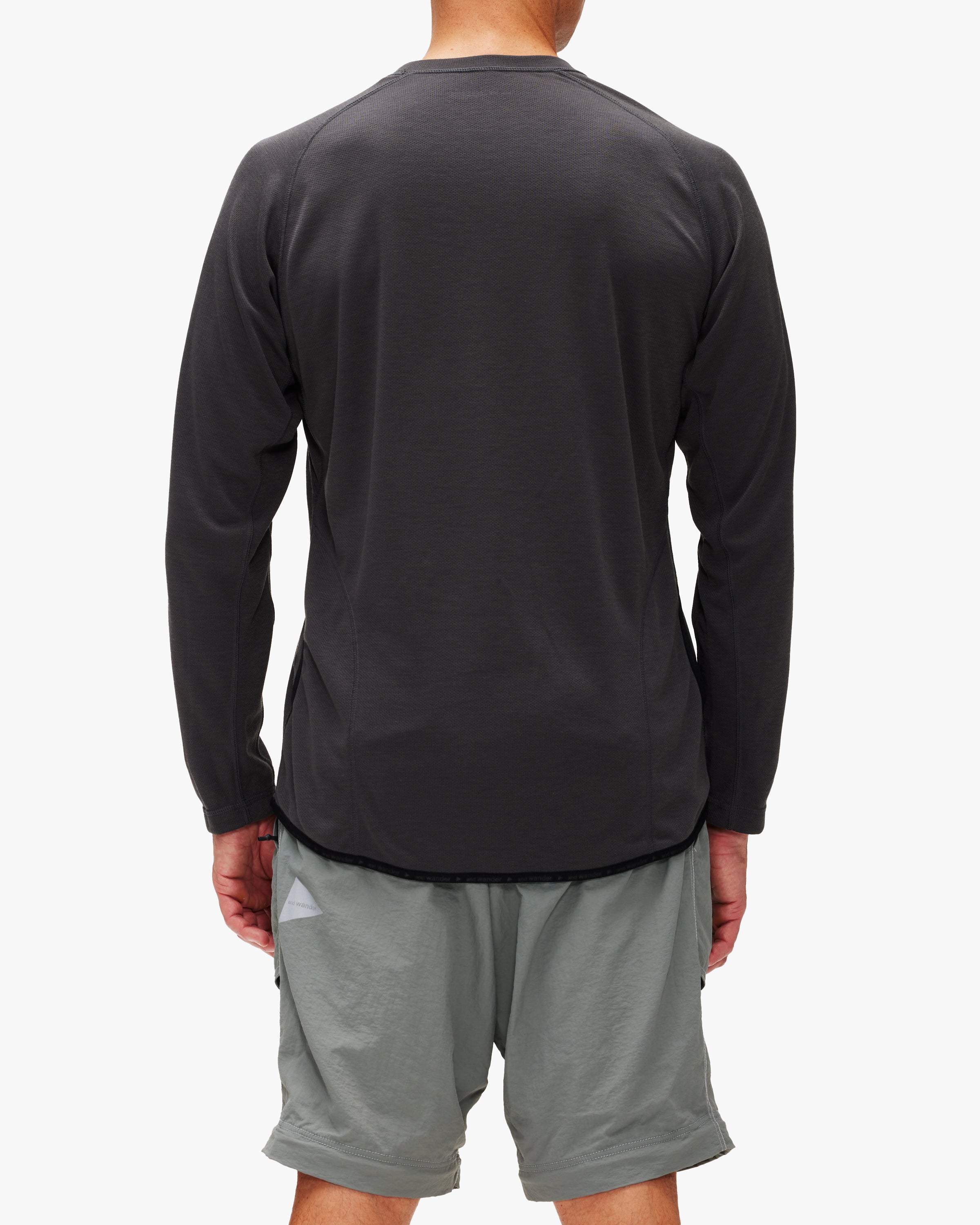 And Wander 28 Power Dry Jersey Raglan Long Sleeve Tee